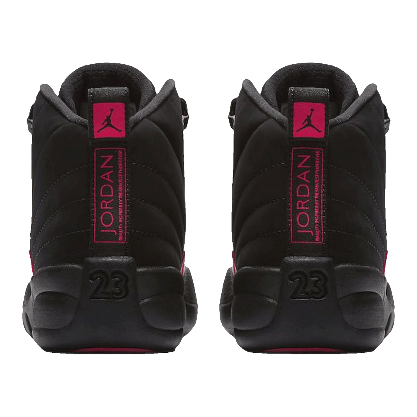 Nike Air Jordan 12 Retro Black Rush Pink (GS) Back 510815-006