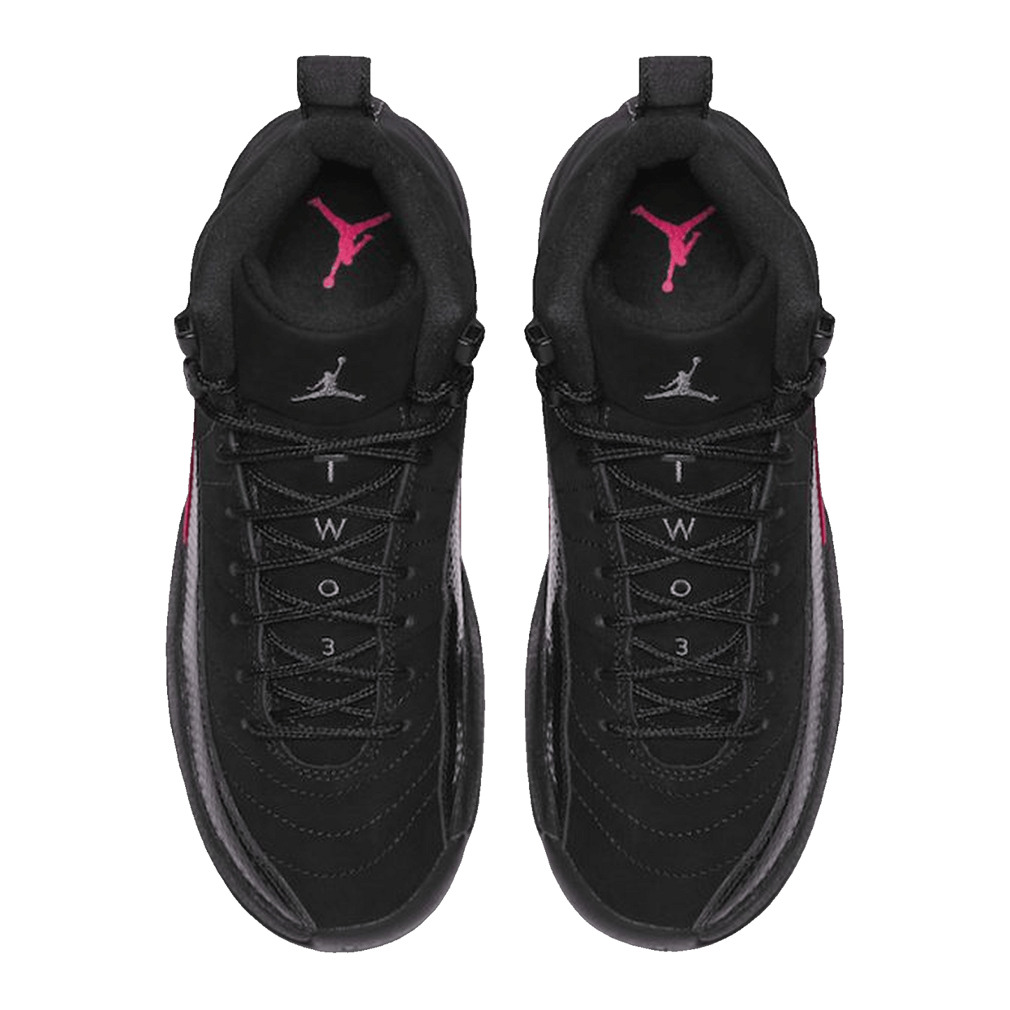 Nike Air Jordan 12 Retro Black Rush Pink (GS) Oben 510815-006