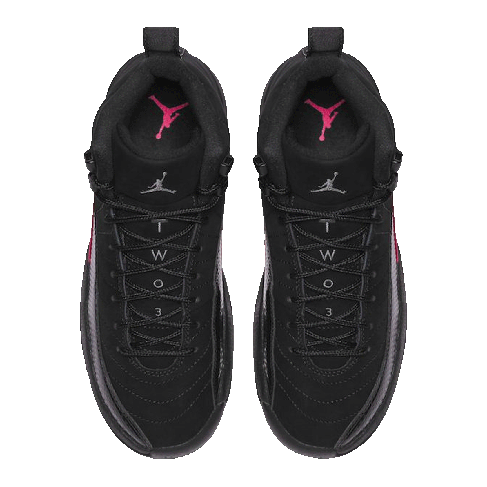Nike Air Jordan 12 Retro Black Rush Pink (GS) Oben 510815-006