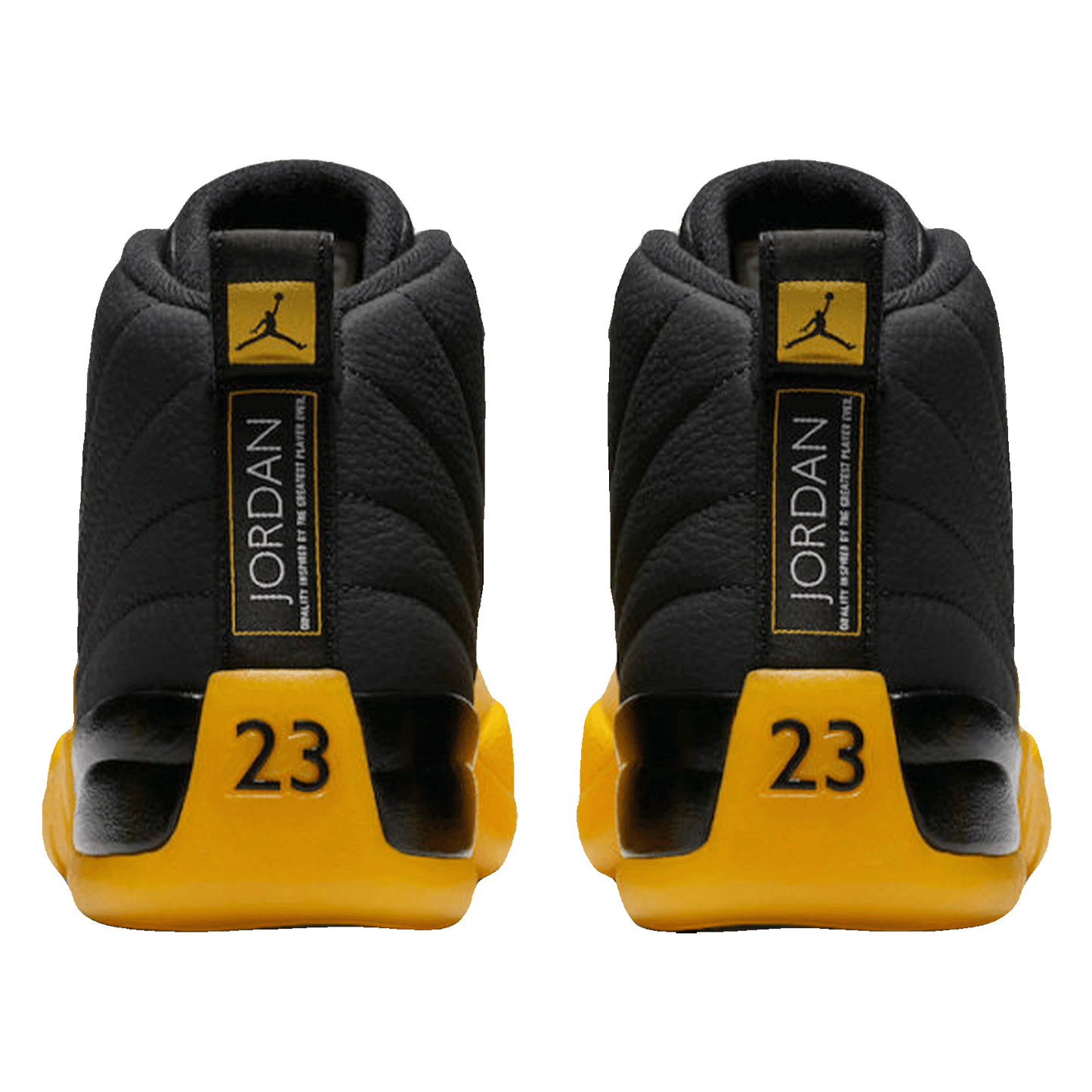 Nike Air Jordan 12 Retro Black University Gold Back