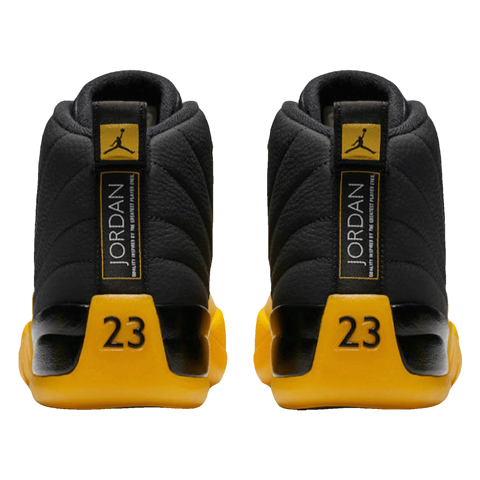 Nike Air Jordan 12 Retro Black University Gold Back