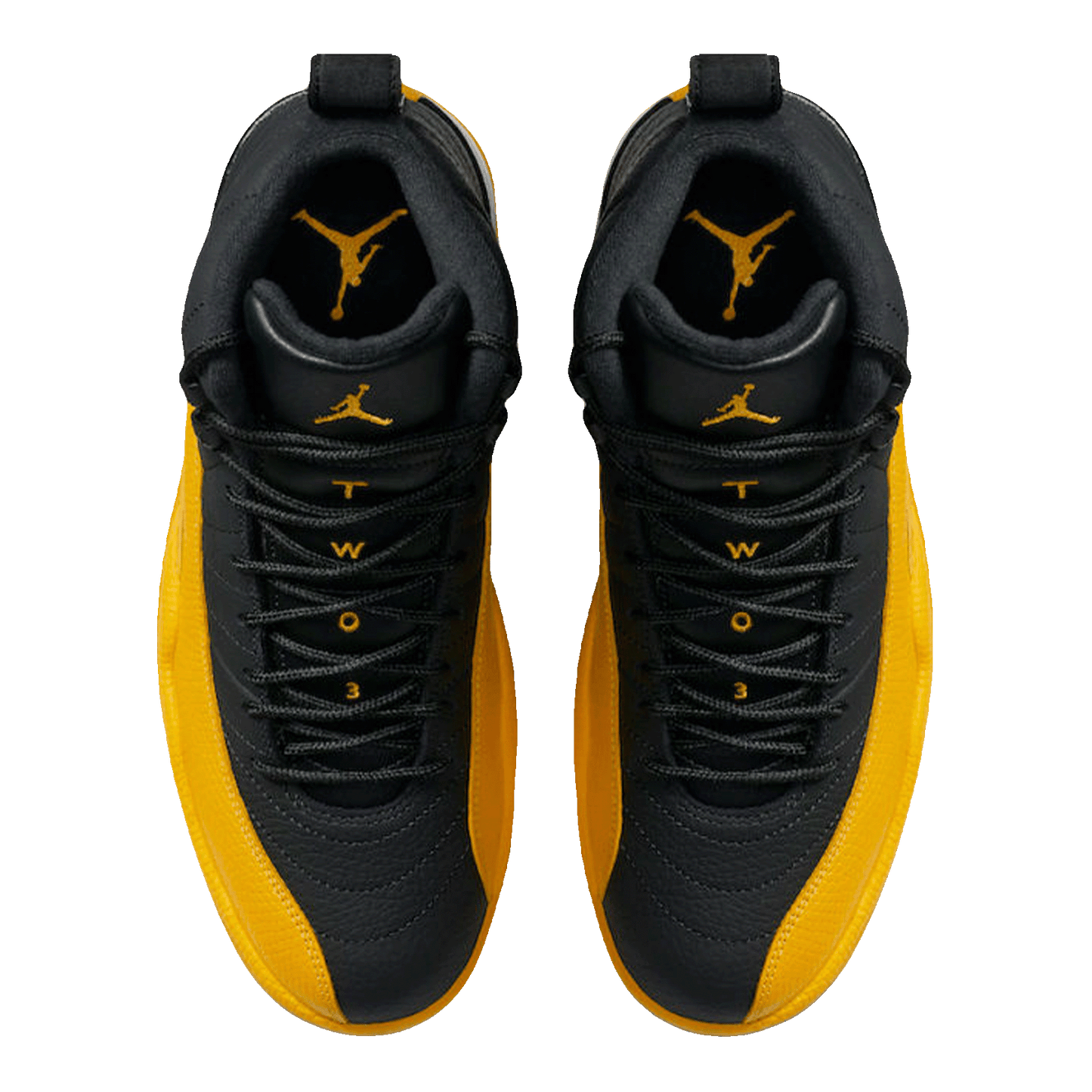 Nike Air Jordan 12 Retro Black University Gold Oben