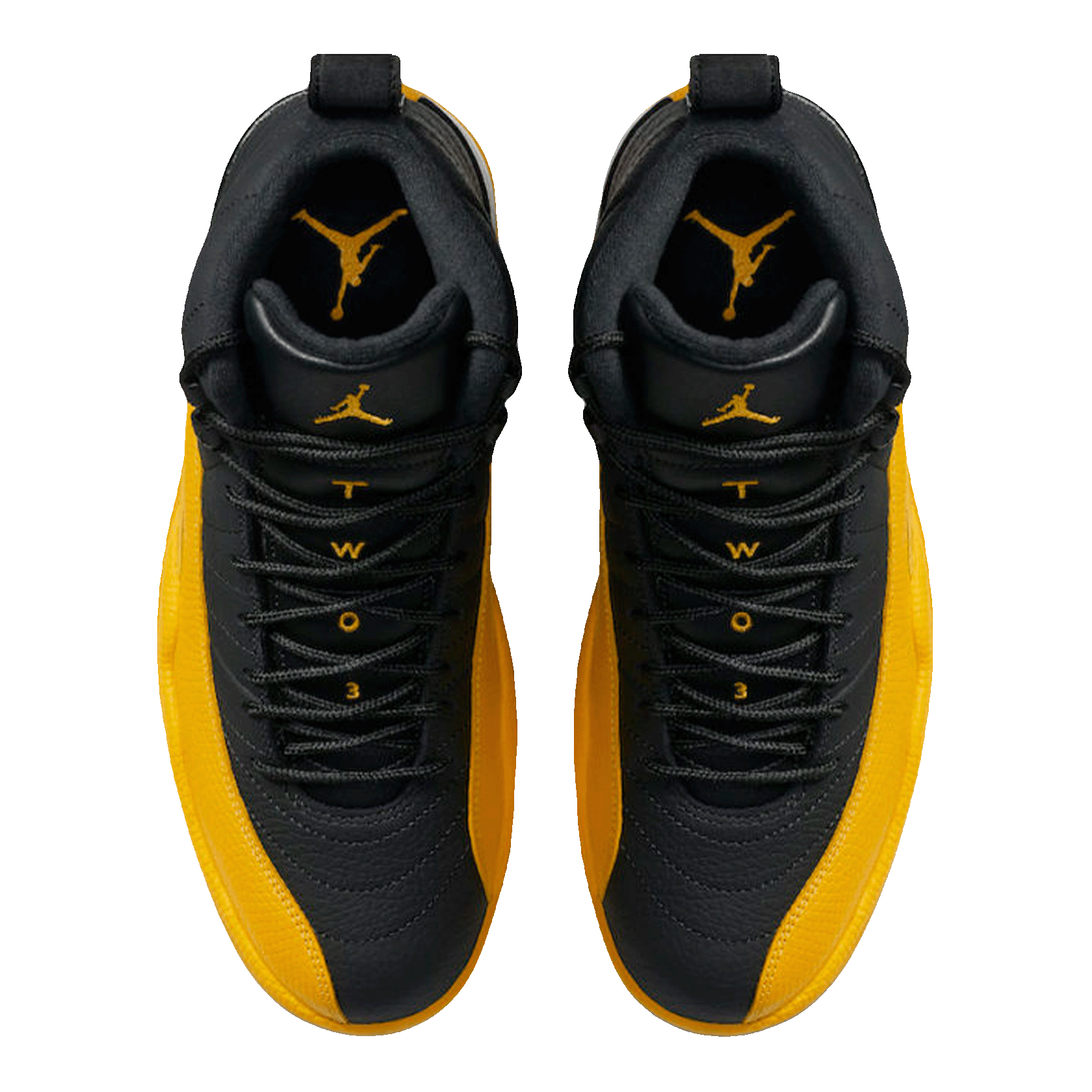 Nike Air Jordan 12 Retro Black University Gold Oben