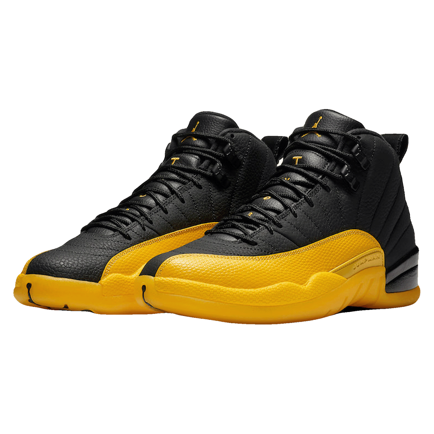 Nike Air Jordan 12 Retro Black University Gold Side