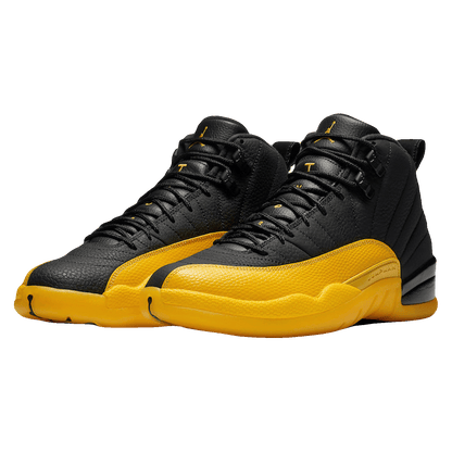 Nike Air Jordan 12 Retro Black University Gold Side