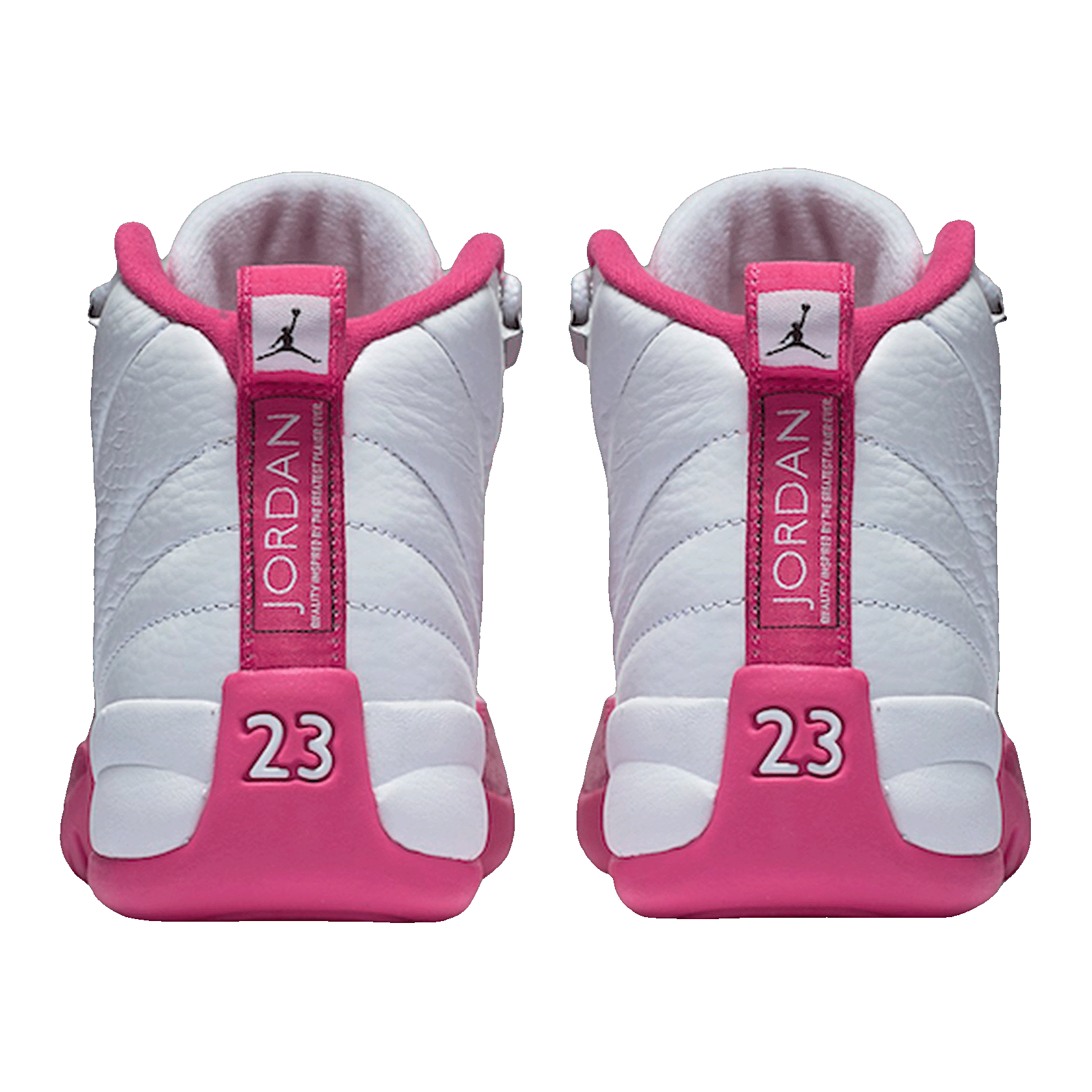 Nike Air Jordan 12 Retro Dynamic Pink (GS) Back 510815-109