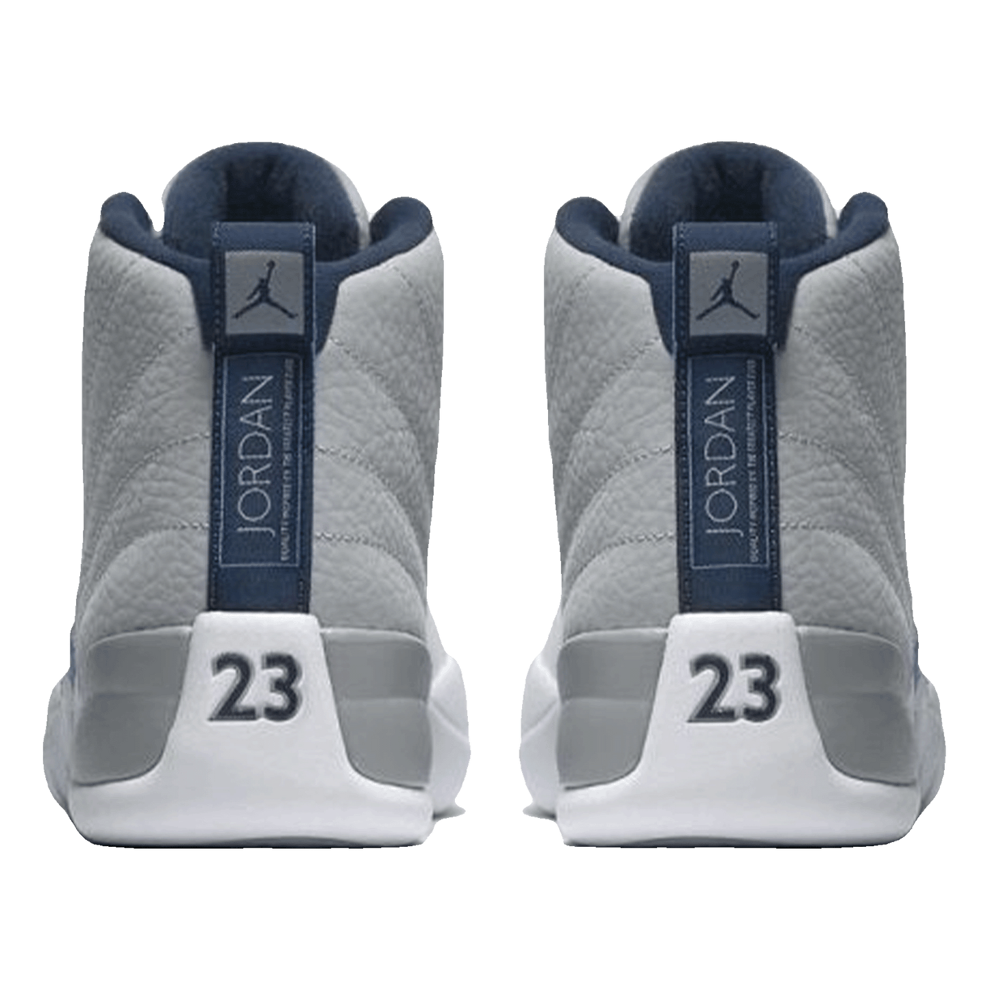 Nike Air Jordan 12 Retro Grey University Blue Back