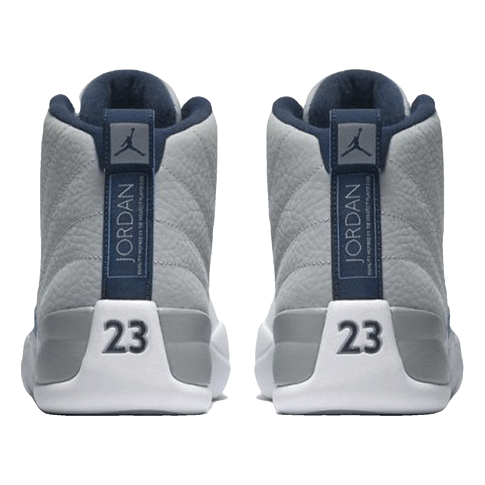 Nike Air Jordan 12 Retro Grey University Blue Back
