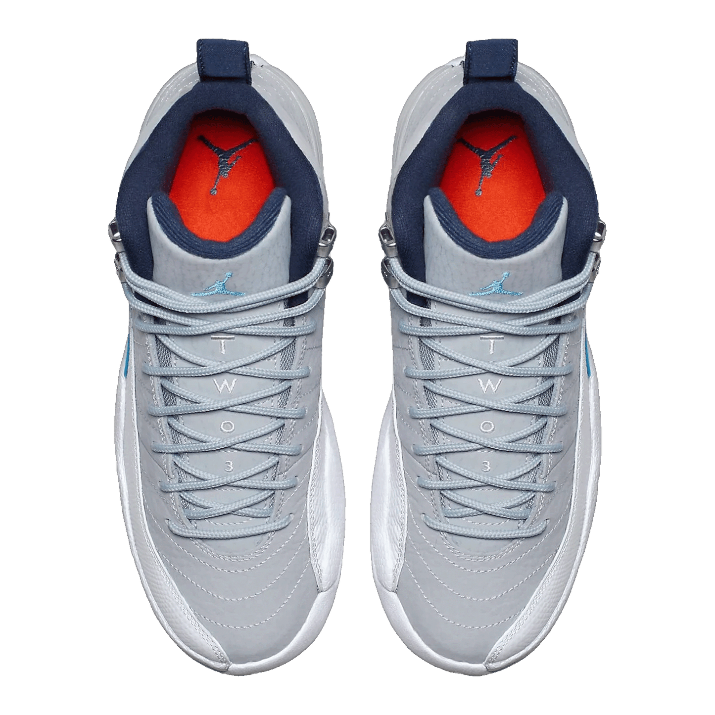 Nike Air Jordan 12 Retro Grey University Blue (GS) Oben 153265-007