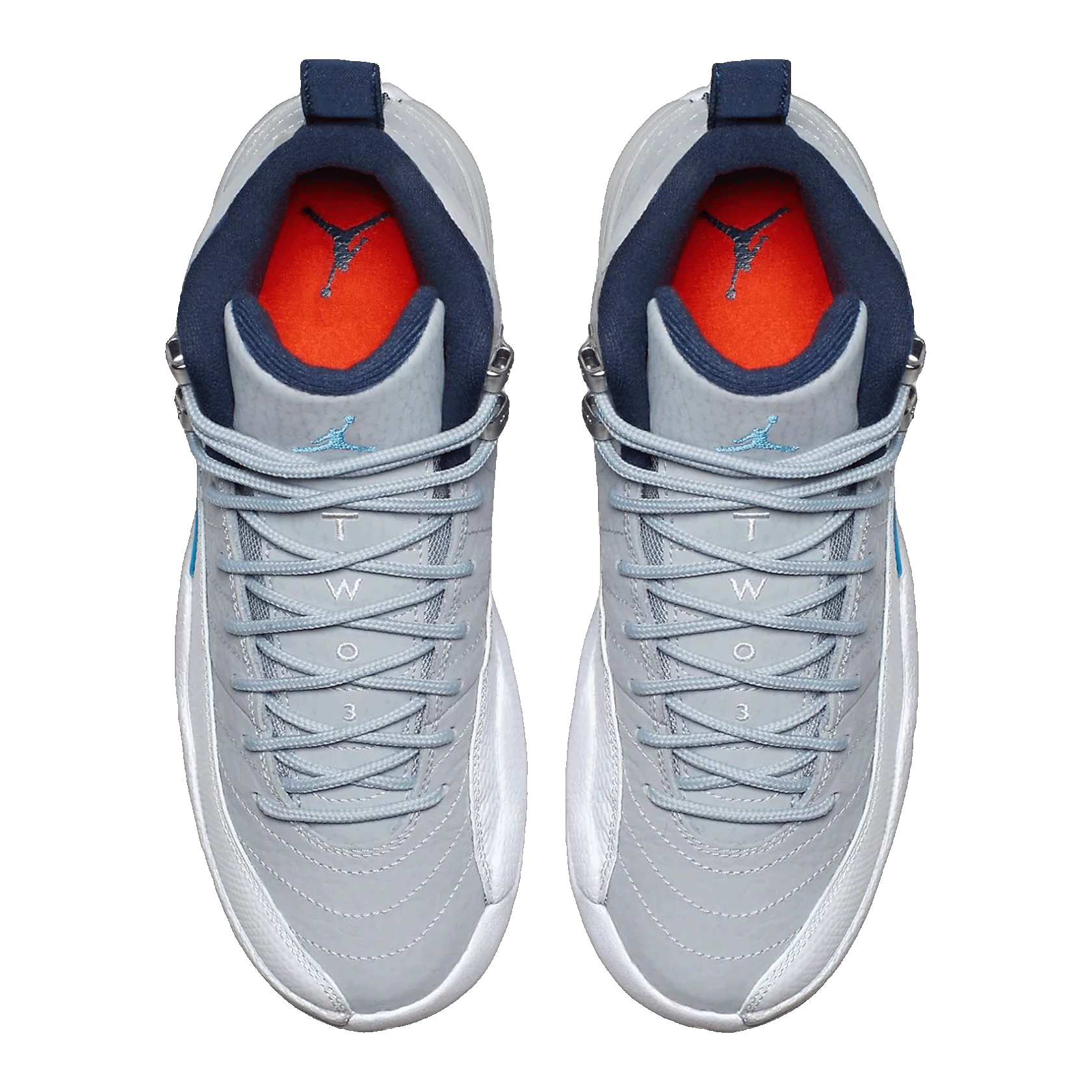 Nike Air Jordan 12 Retro Grey University Blue (GS) Oben 153265-007