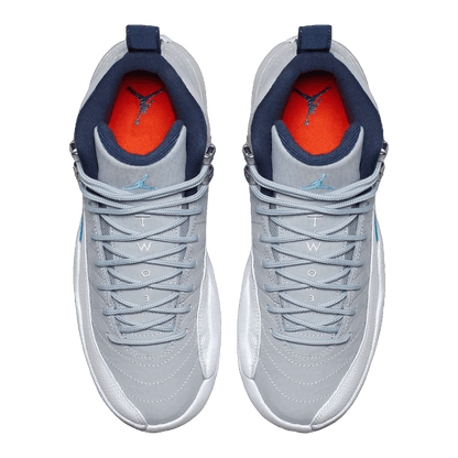 Nike Air Jordan 12 Retro Grey University Blue (GS) Oben 153265-007