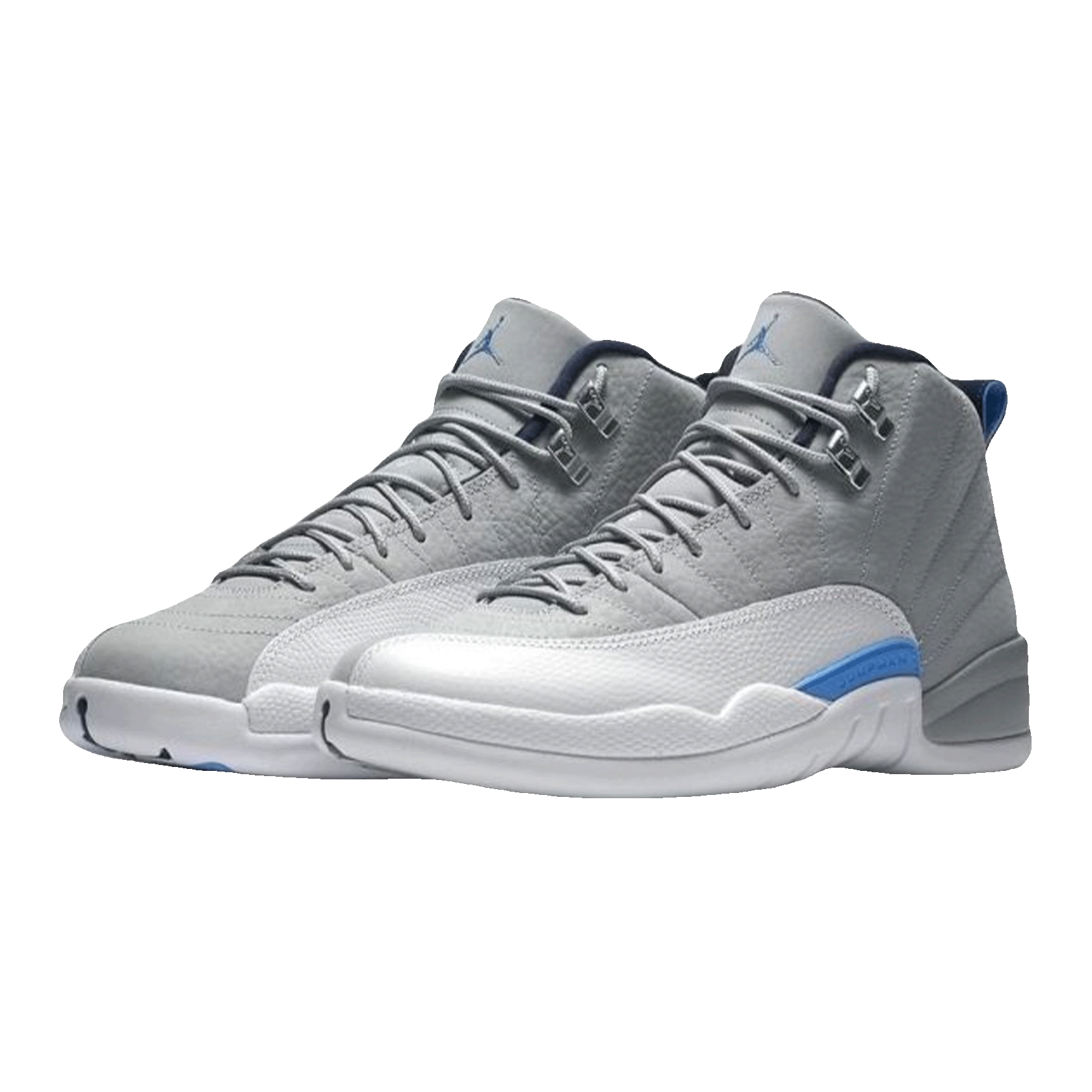 Nike Air Jordan 12 Retro Grey University Blue Side