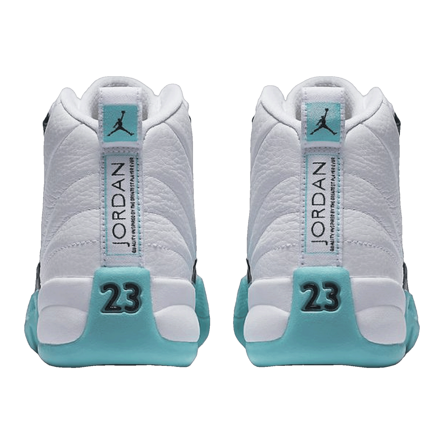 Nike Air Jordan 12 Retro Light Aqua (GS) Back 510815-100