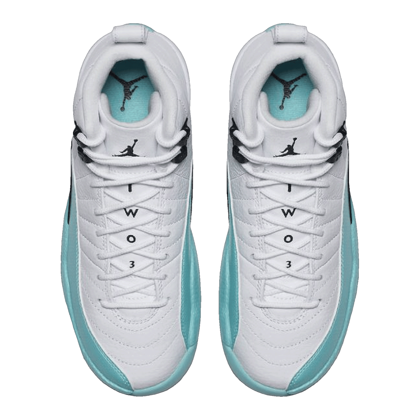 Nike Air Jordan 12 Retro Light Aqua (GS) Oben 510815-100