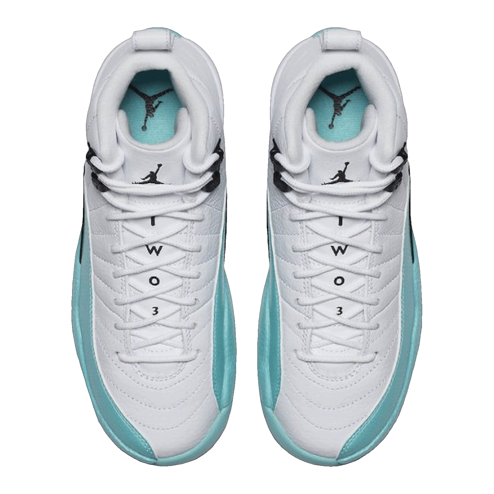 Nike Air Jordan 12 Retro Light Aqua (GS) Oben 510815-100