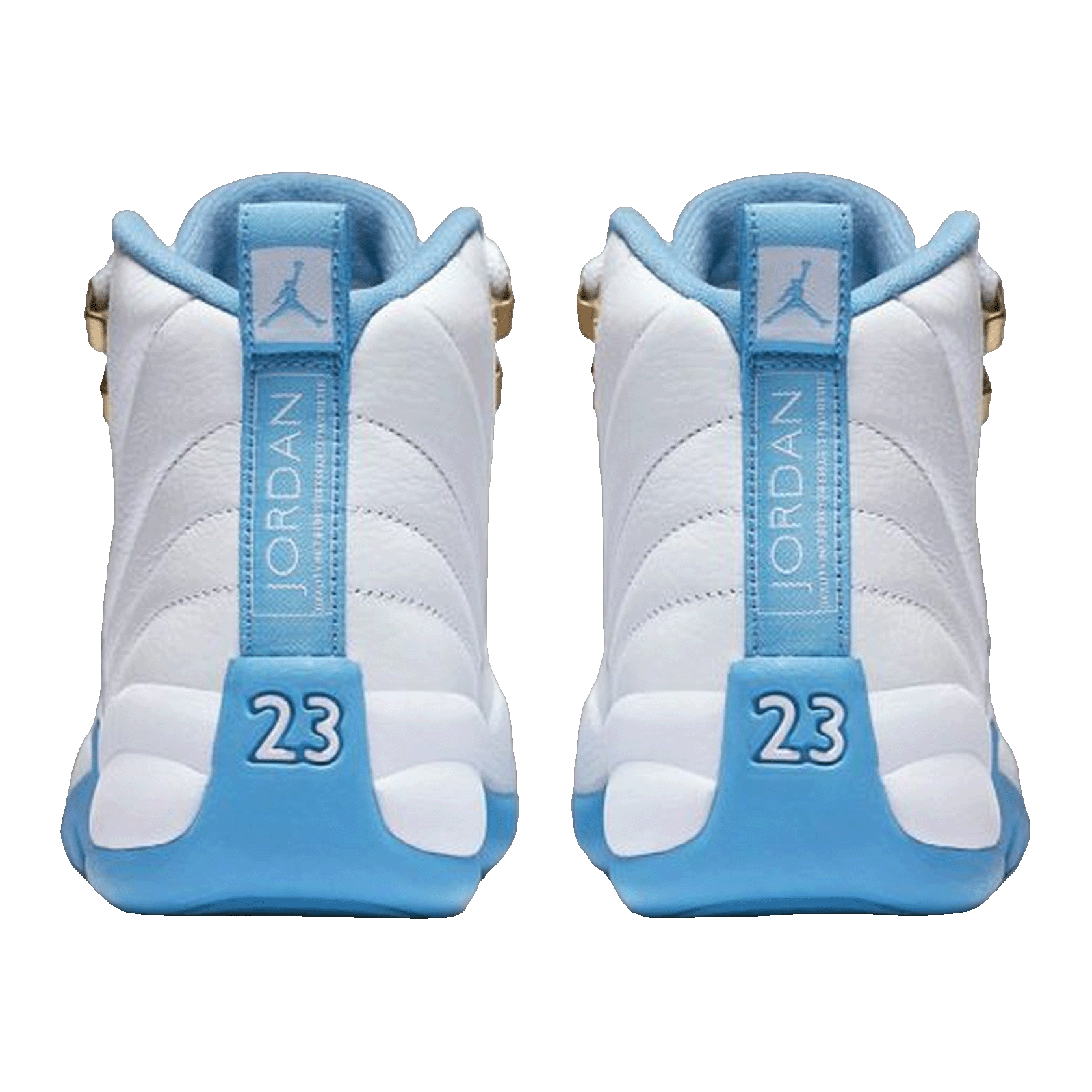 Nike Air Jordan 12 Retro University Blue (2016) (GS) Back 510815-127
