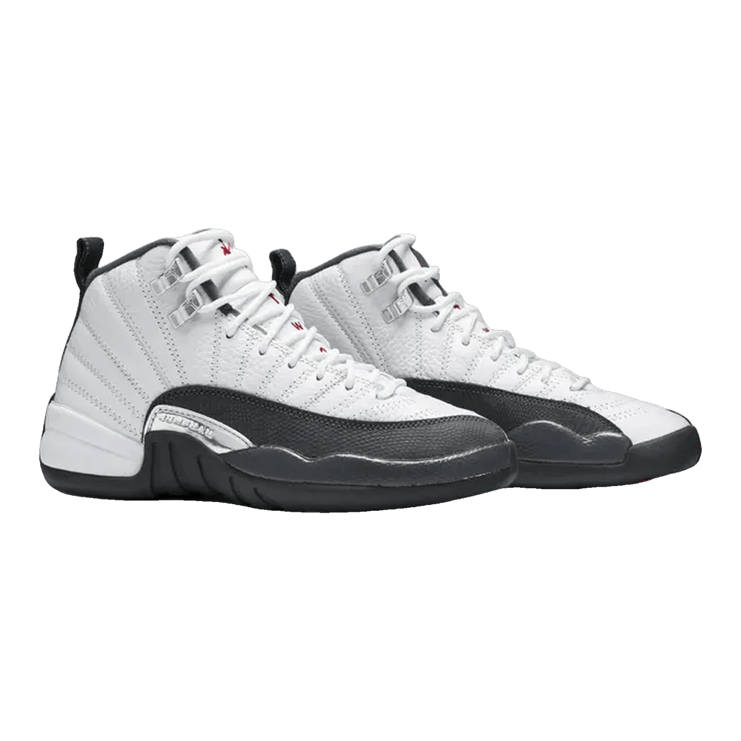 Nike Air Jordan 12 Retro White Dark Grey (GS) Side 153265-160