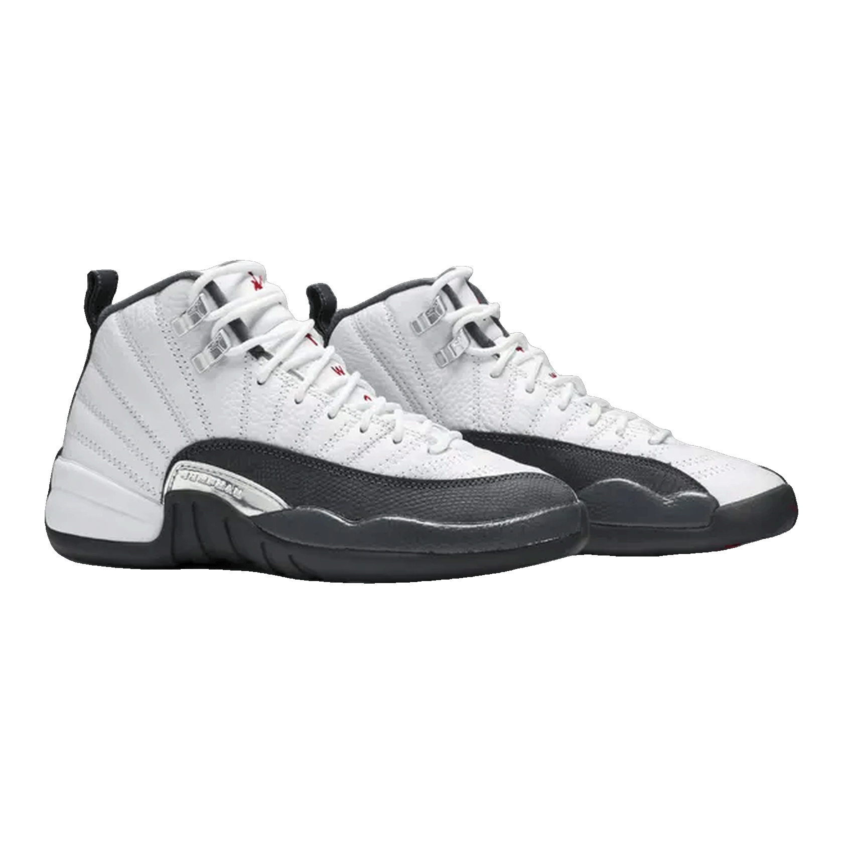 Nike Air Jordan 12 Retro White Dark Grey (GS) Side 153265-160