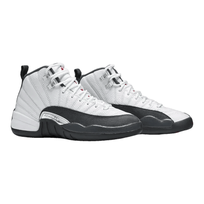 Nike Air Jordan 12 Retro White Dark Grey (GS) Side 153265-160
