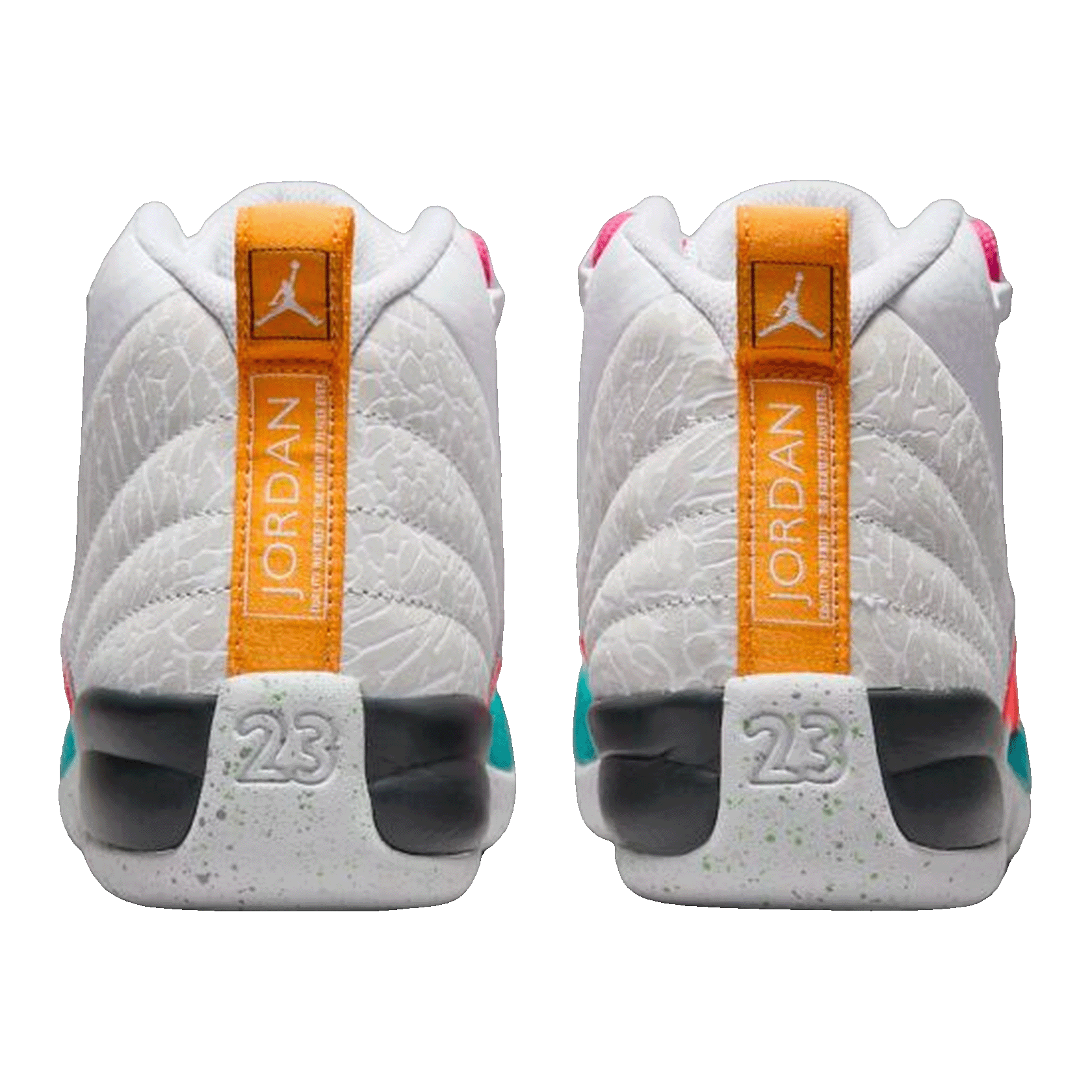 Nike Air Jordan 12 Retro White Vapor Green (GS) Back 153265-130