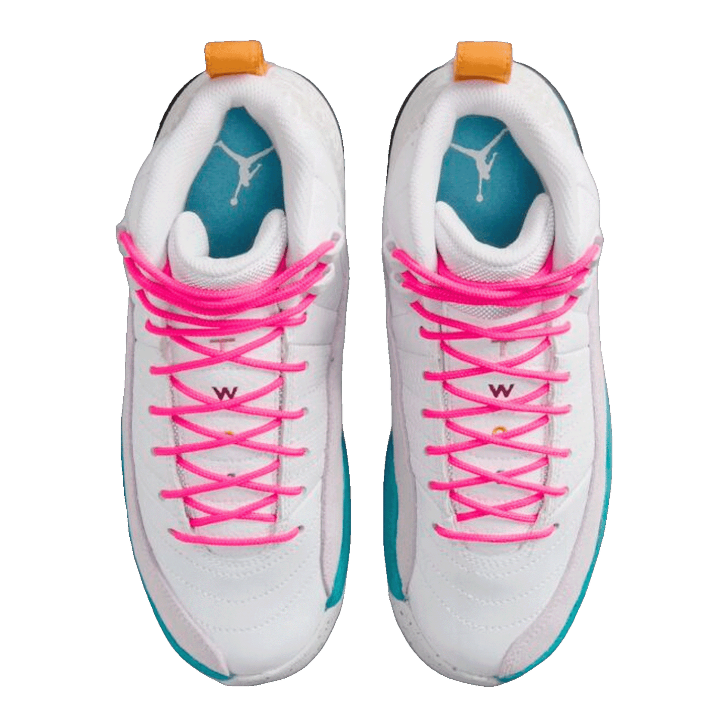 Nike Air Jordan 12 Retro White Vapor Green (GS) Oben 153265-130