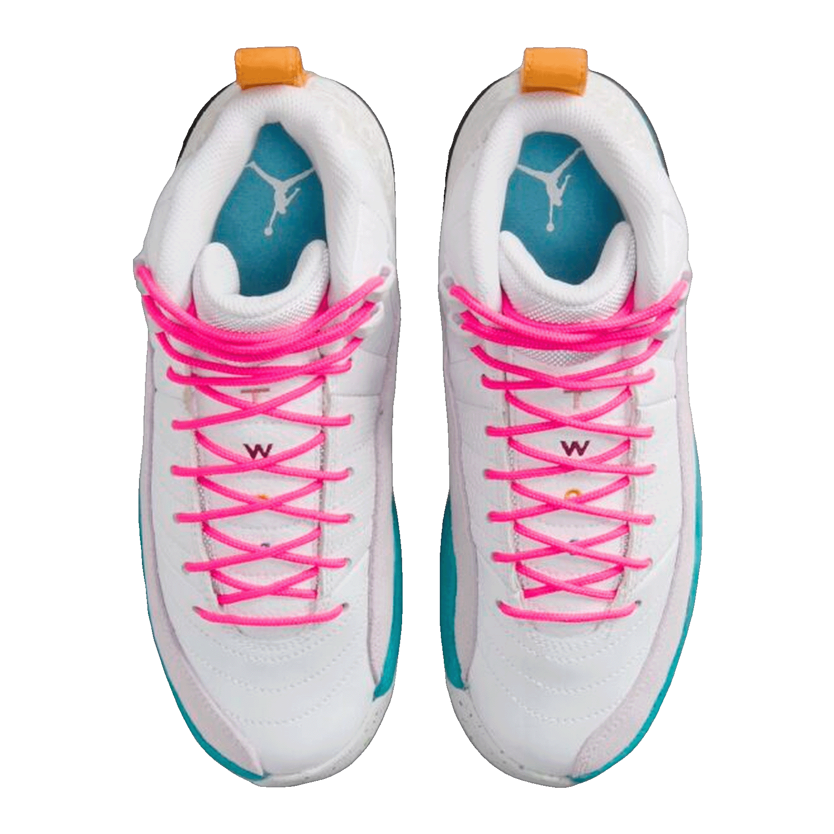 Nike Air Jordan 12 Retro White Vapor Green (GS) Oben 153265-130