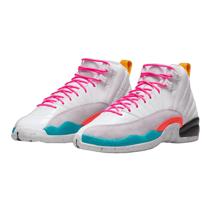 Nike Air Jordan 12 Retro White Vapor Green (GS) Side 153265-130
