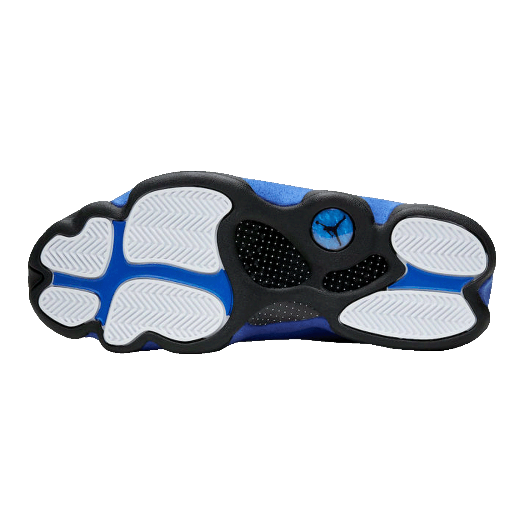 Nike Air Jordan 13 Retro Black Hyper Royal (GS) Sohle 884129-040