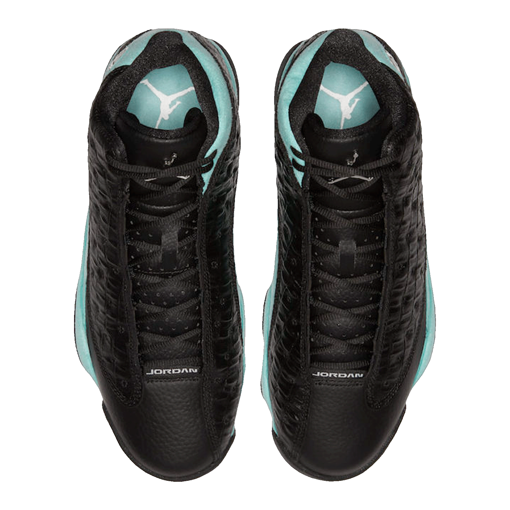 Nike Air Jordan 13 Retro Black Island Green (GS) Oben 884129-030