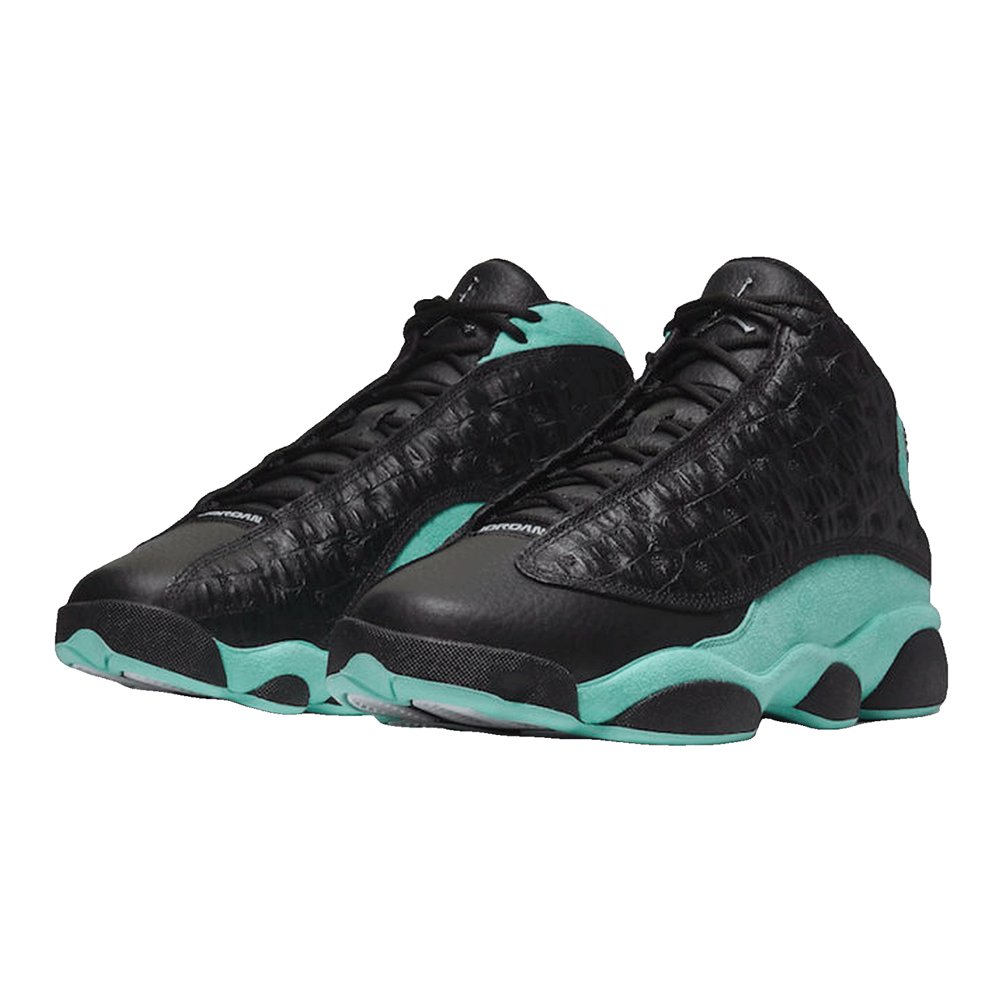 Nike Air Jordan 13 Retro Black Island Green (GS) Side 884129-030