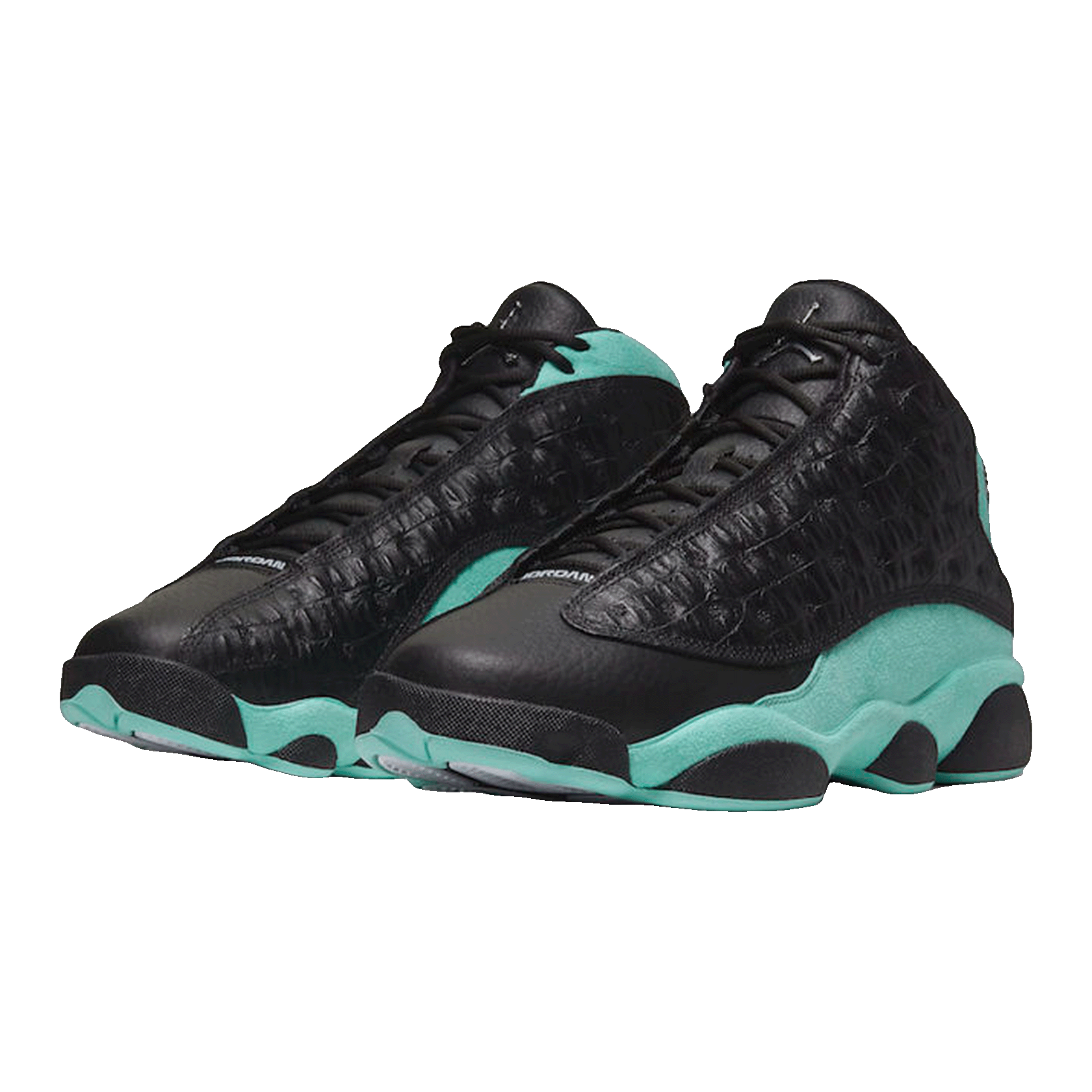 Nike Air Jordan 13 Retro Black Island Green (GS) Side 884129-030