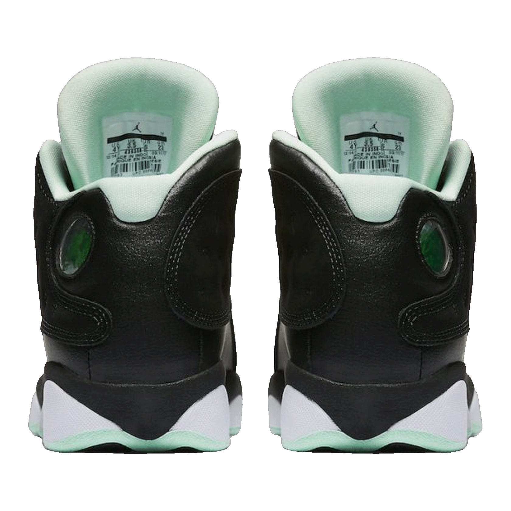 Nike Air Jordan 13 Retro Black Mint Foam (GS) Back