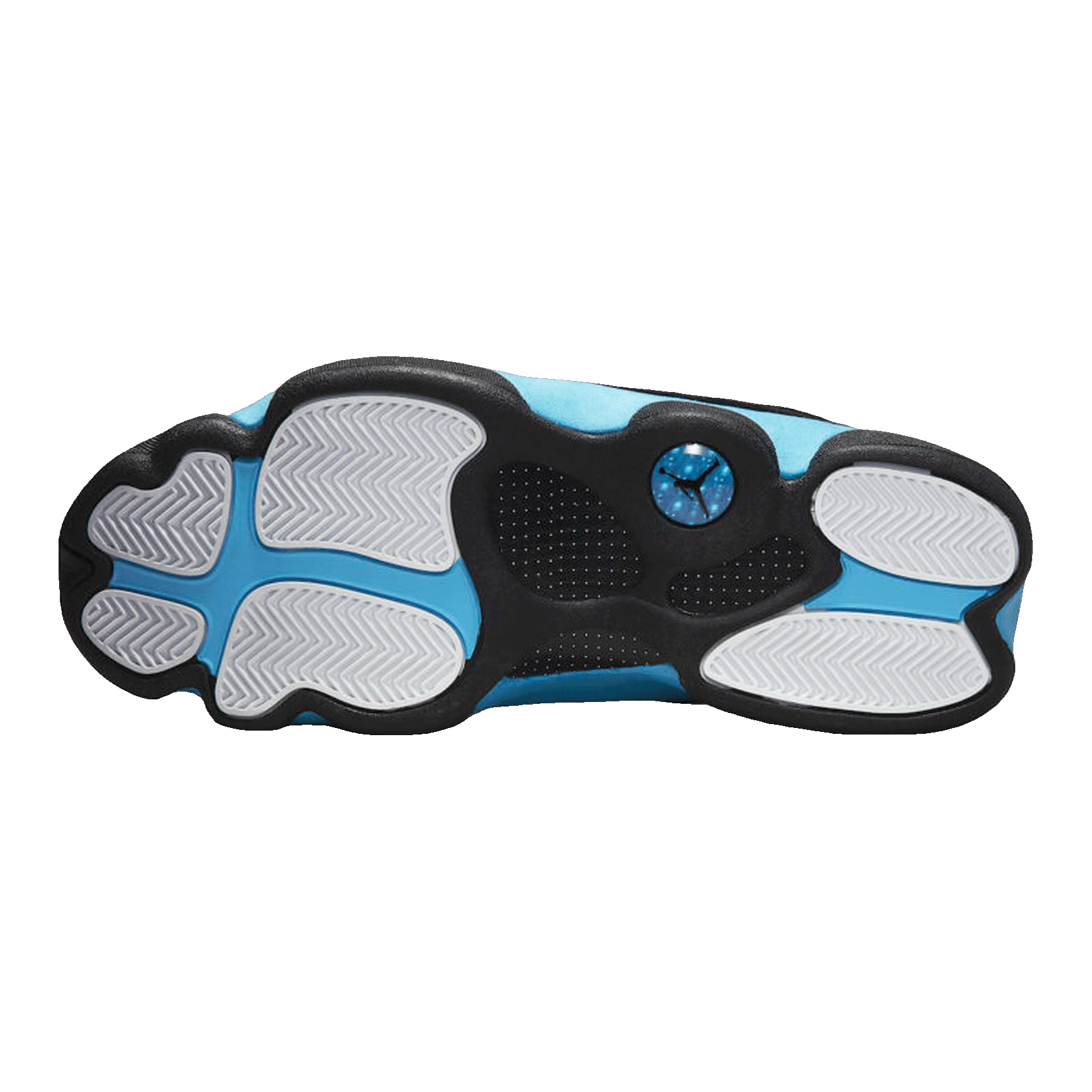 Nike Air Jordan 13 Retro Black University Blue (GS) Sohle 884129-041