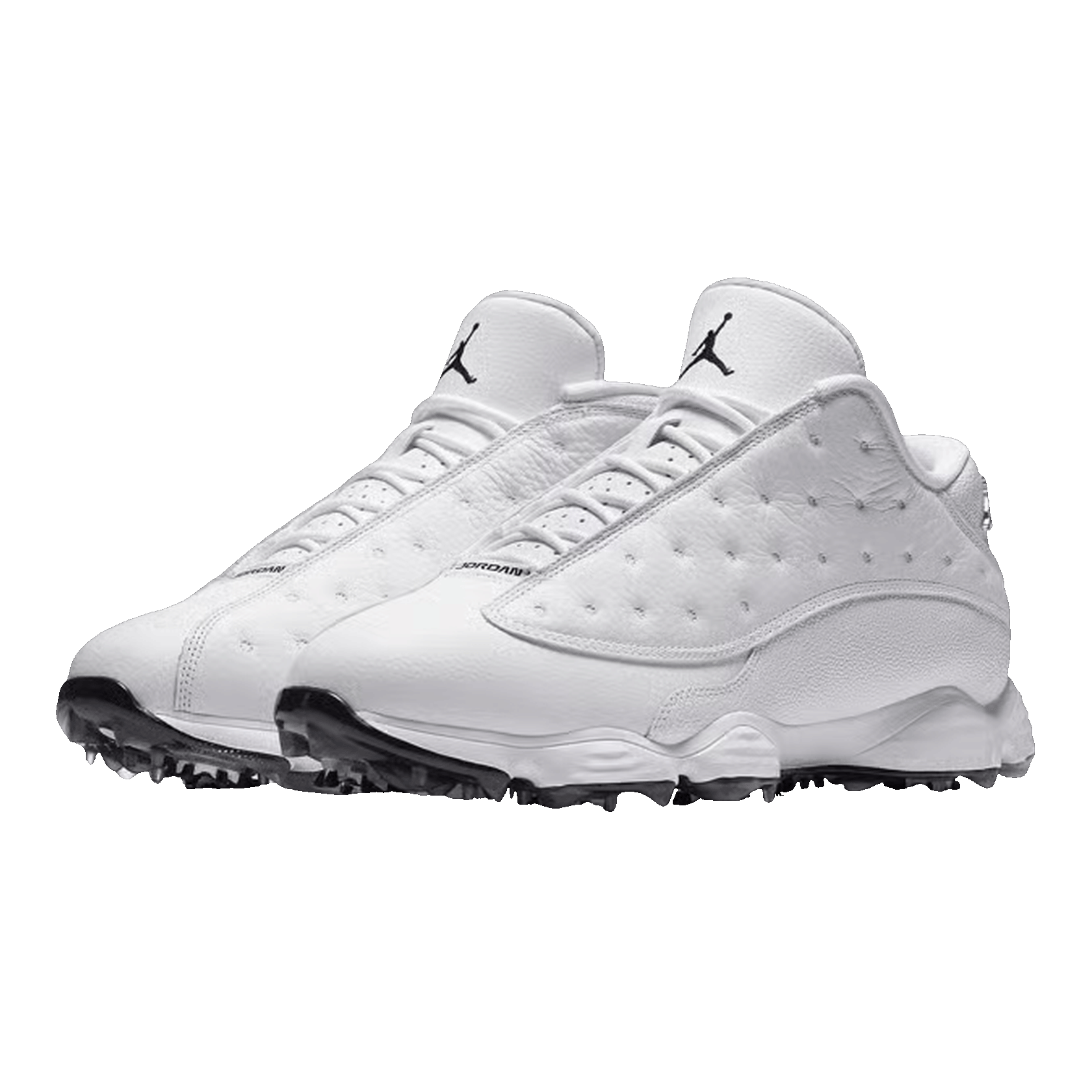 Nike Air Jordan 13 Retro Golf Cleat White Black Side 917719-102