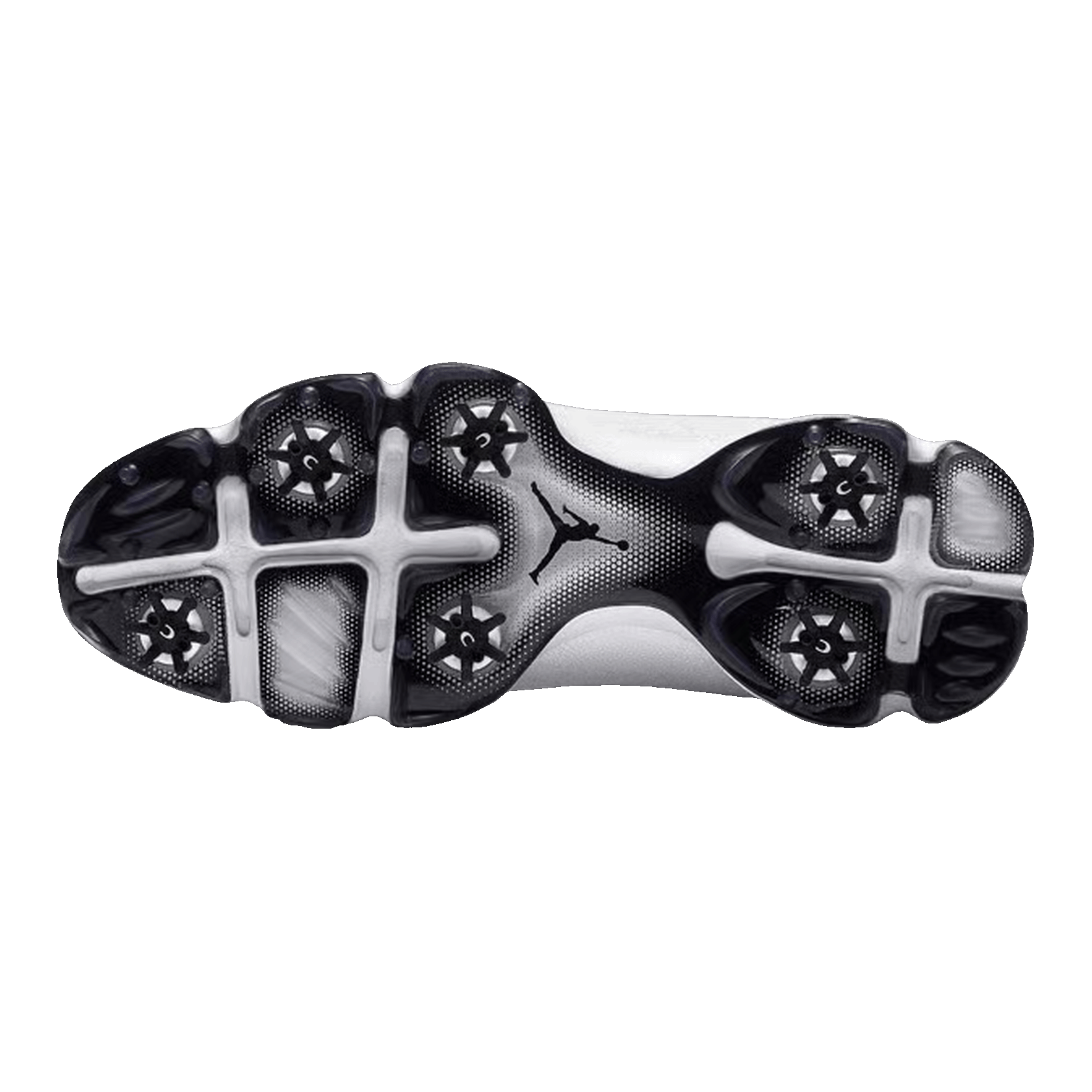 Nike Air Jordan 13 Retro Golf Cleat White Black Sohle