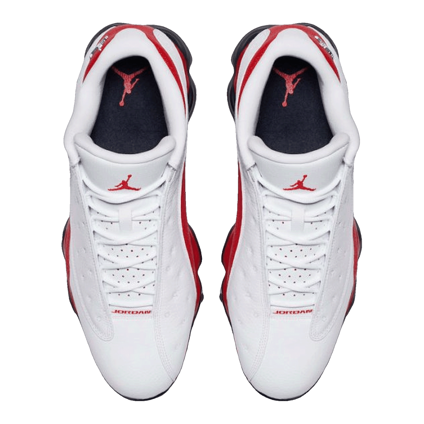 Nike Air Jordan 13 Retro Golf Cleat White Red Oben 917719-101