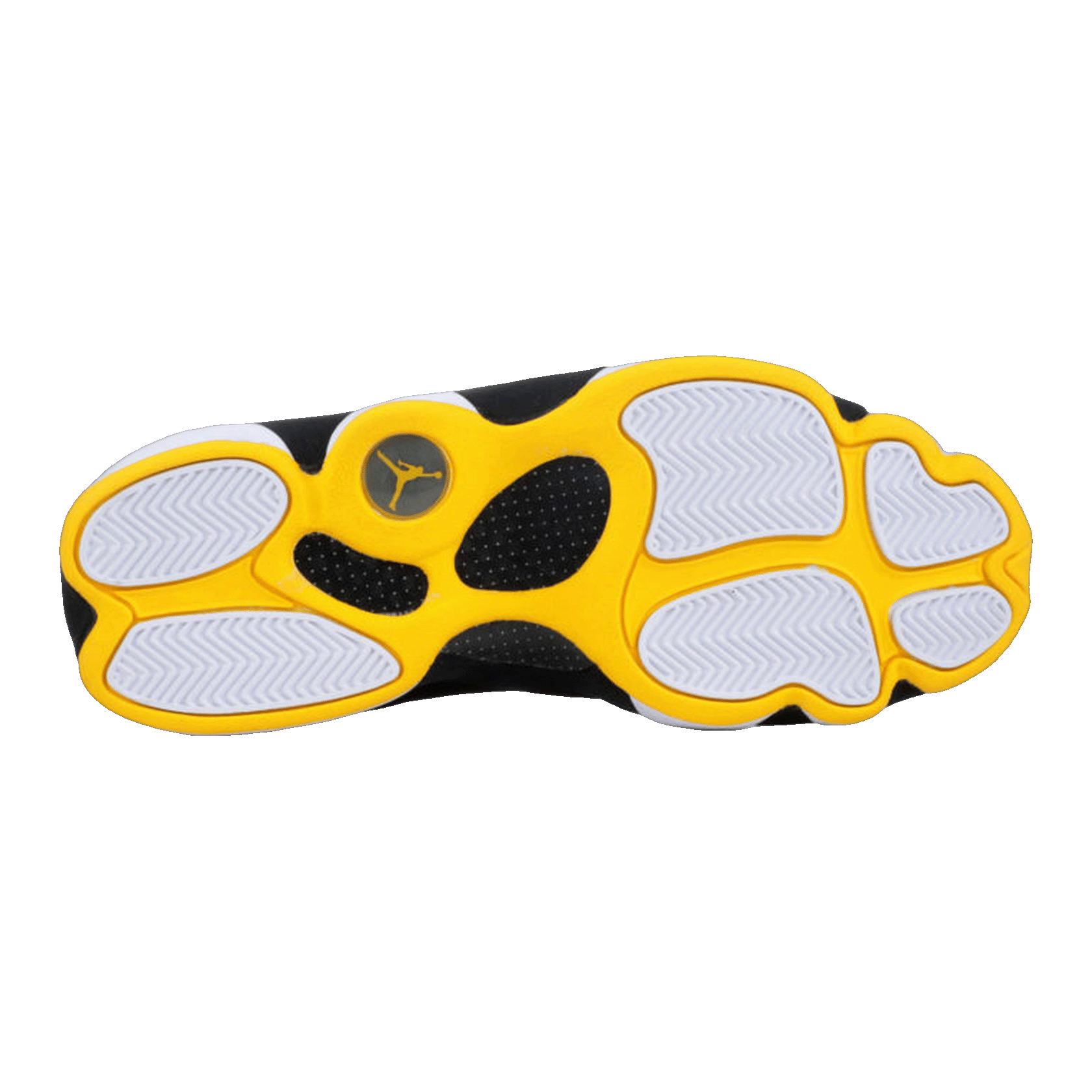 Nike Air Jordan 13 Retro Low Black Varsity Maize Sohle