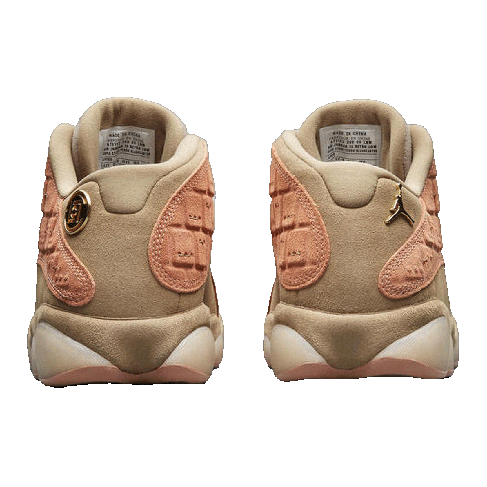 Nike Air Jordan 13 Retro Low CLOT Sepia Stone Back AT3102-200