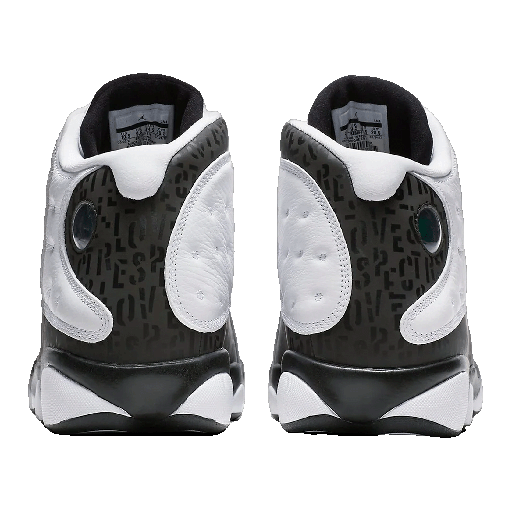 Nike Air Jordan 13 Retro Singles Day Love and Respect Back 888164-112