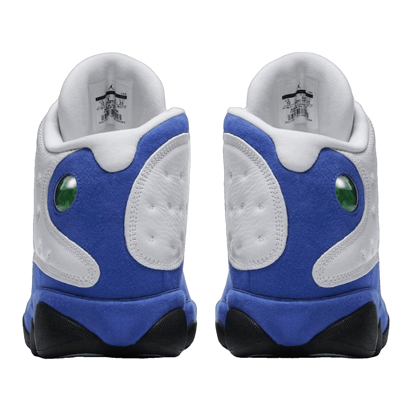 Nike Air Jordan 13 Retro White Hyper Royal Black (GS) Back 884129-117