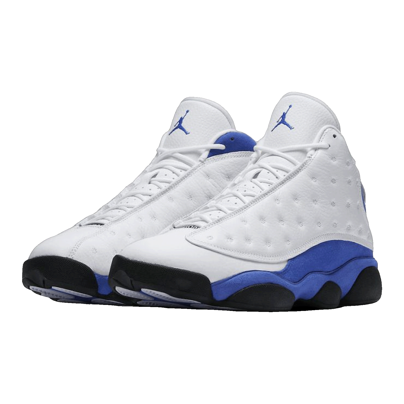 Nike Air Jordan 13 Retro White Hyper Royal Black (GS) Side 884129-117