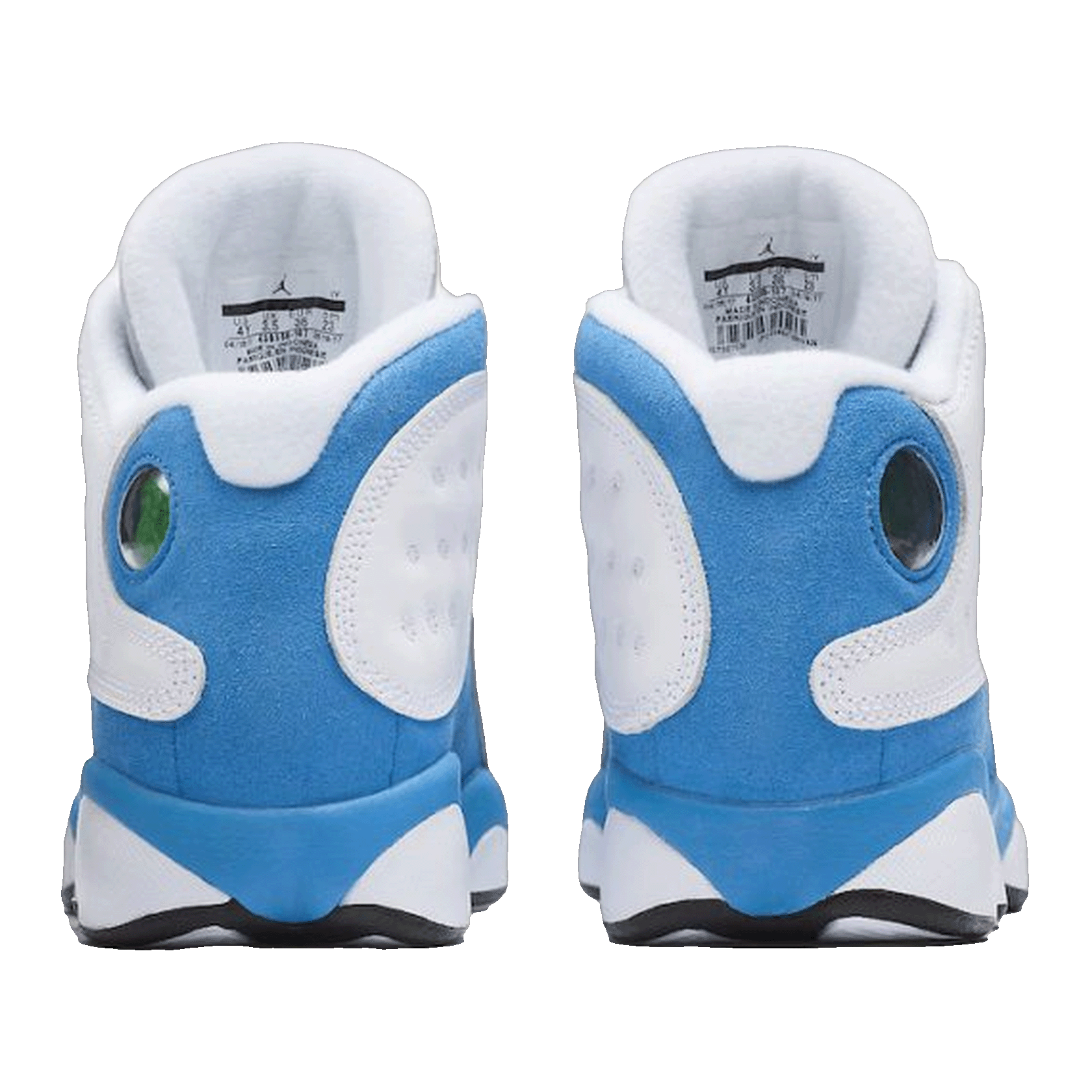 Nike Air Jordan 13 Retro White Italy Blue (GS) Back 439358-107