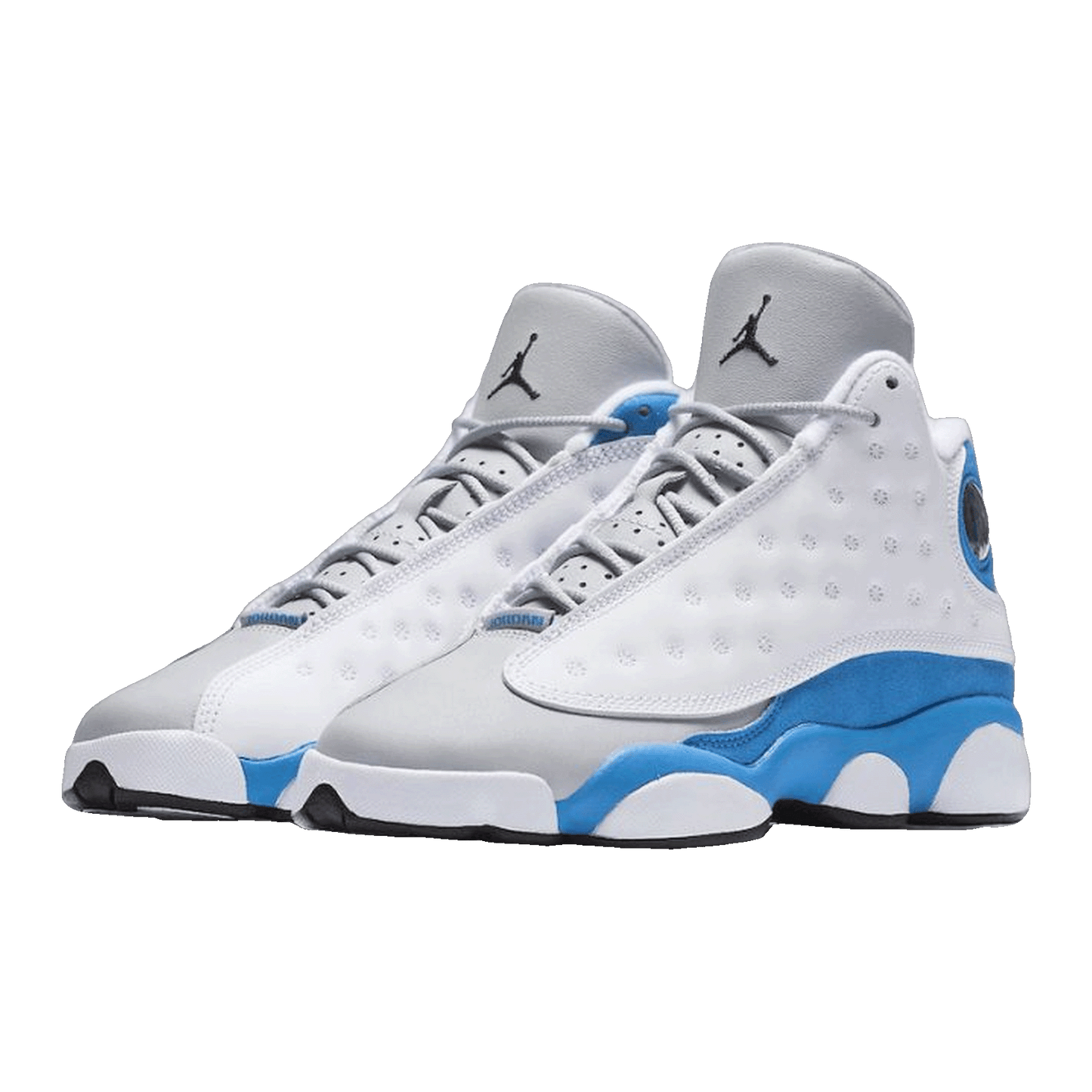 Nike Air Jordan 13 Retro White Italy Blue (GS) Side 439358-107