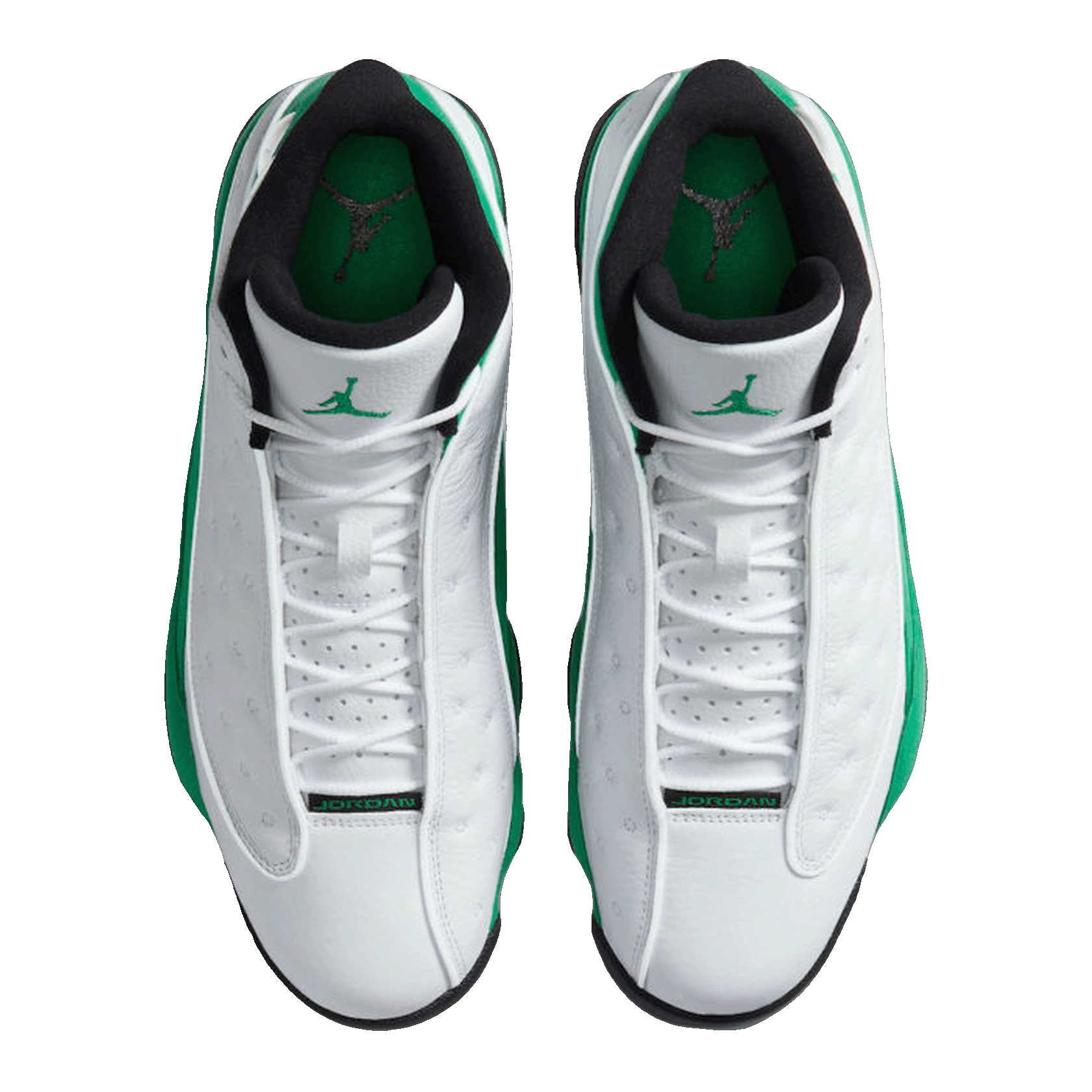 Nike Air Jordan 13 Retro White Lucky Green (GS) Oben DB6536-113
