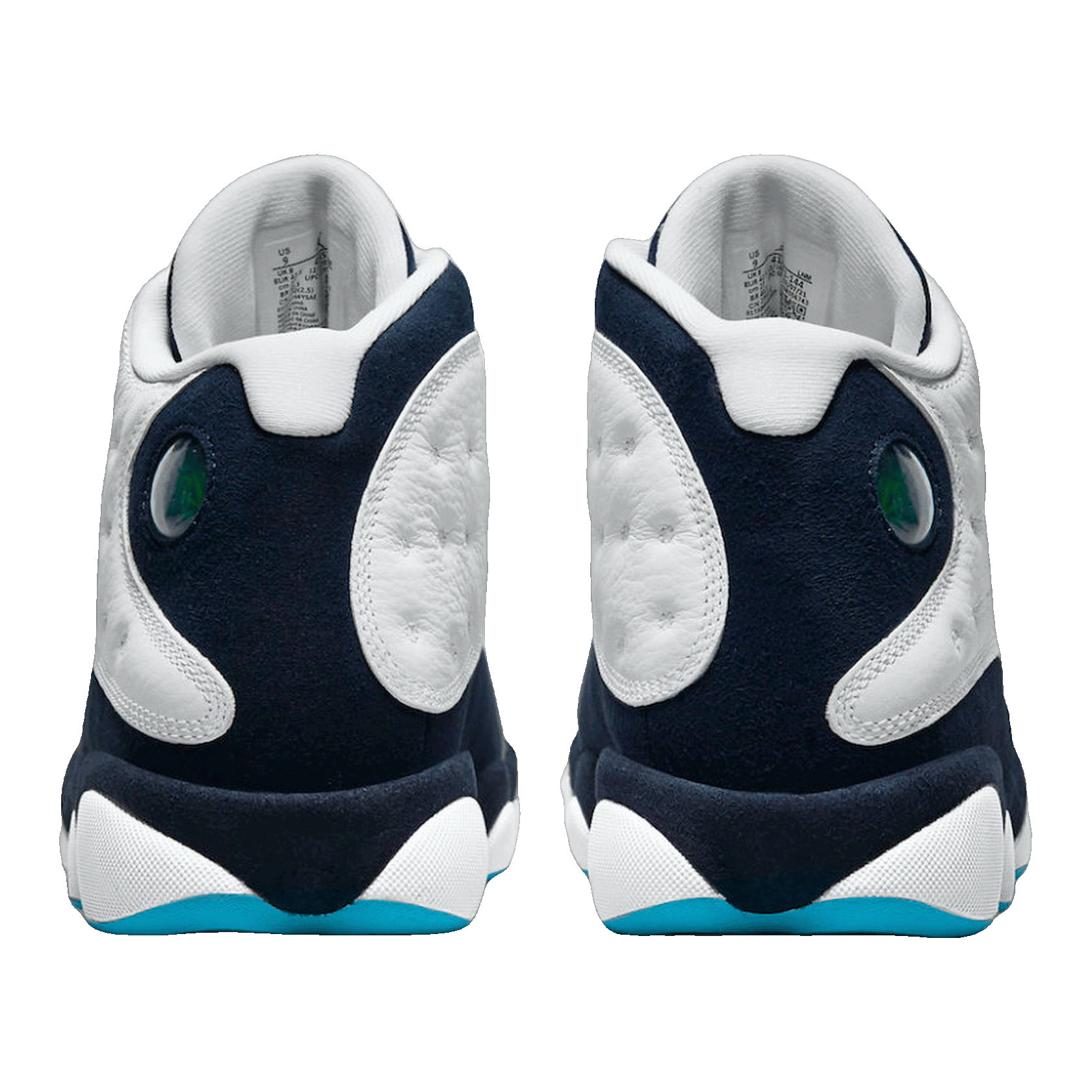 Nike Air Jordan 13 Retro White Obsidian Powder Blue (GS) Back DJ3003-144