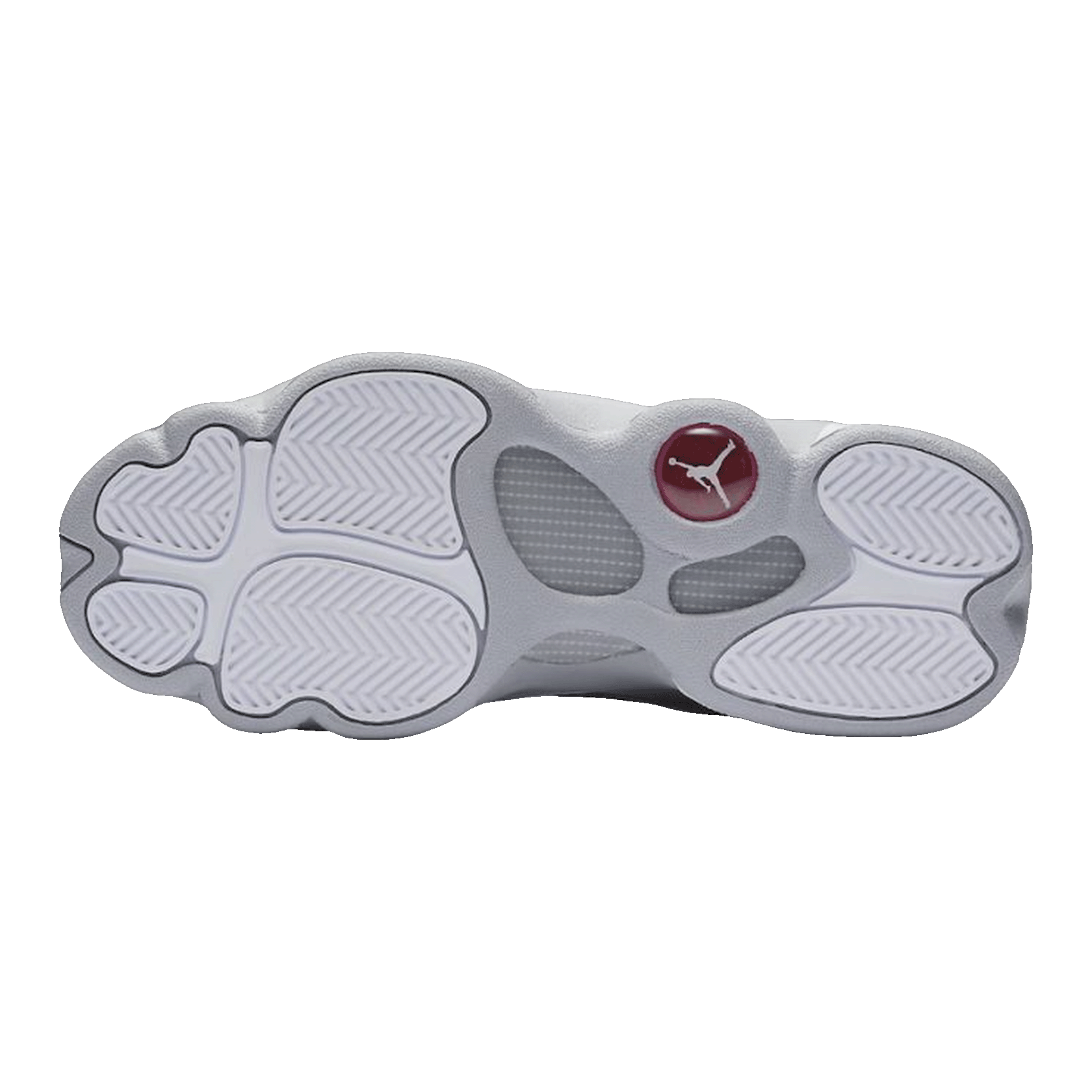 Nike Air Jordan 13 Retro Wolf Grey Deadly Pink (GS) Sohle