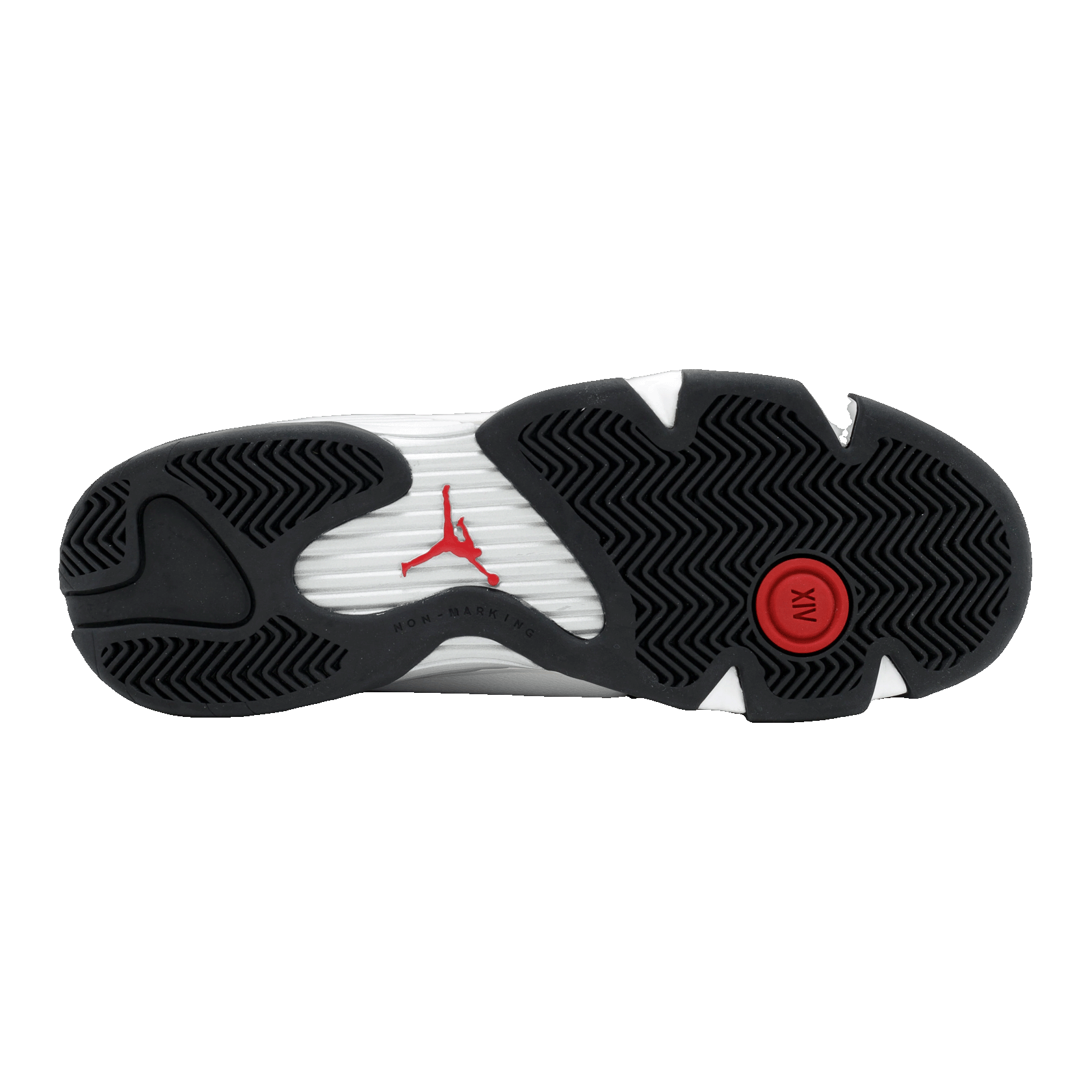 Nike Air Jordan 14 Retro Black Toe (2014) (GS) Sohle 654963-102