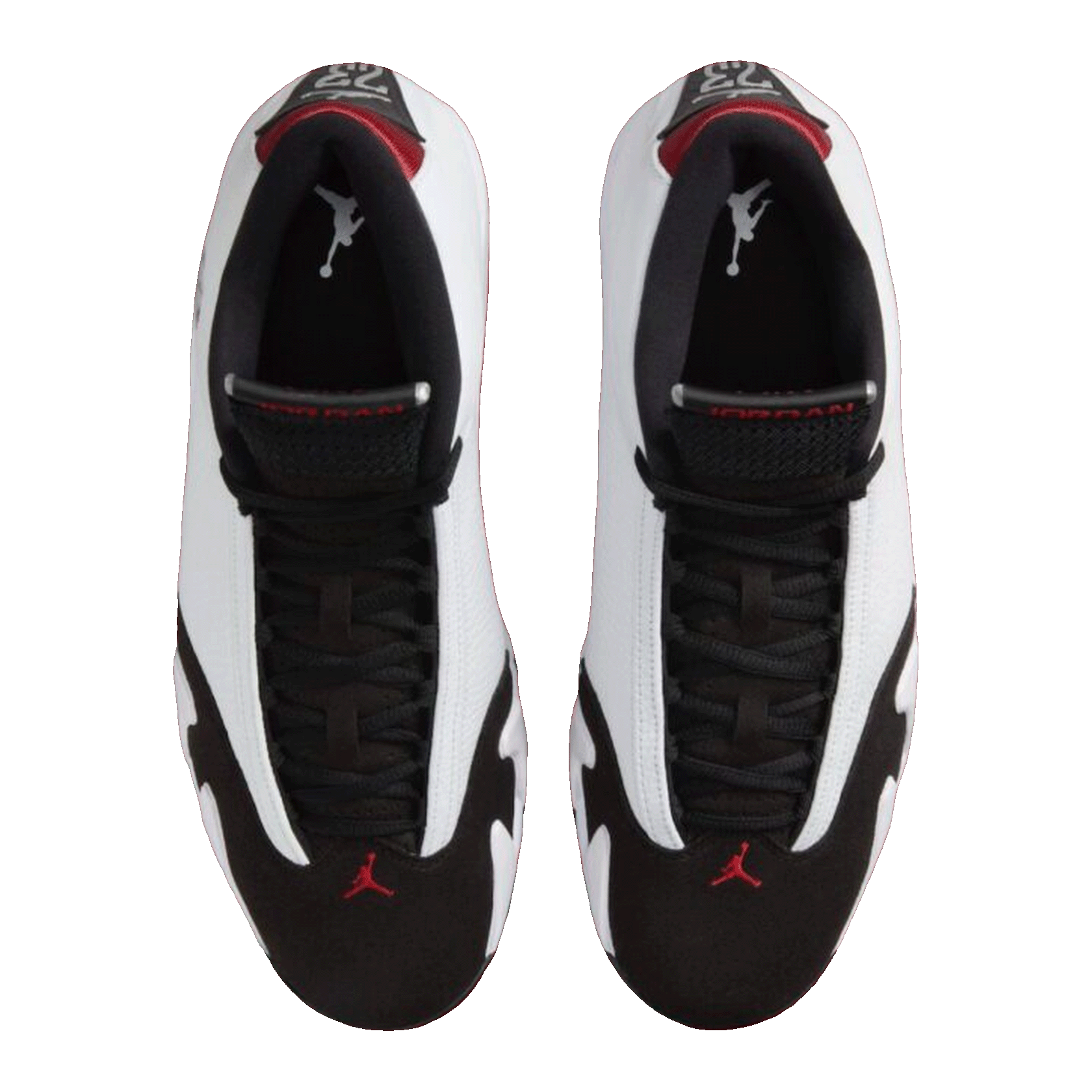 Nike Air Jordan 14 Retro Black Toe (2024) Oben 487471-160