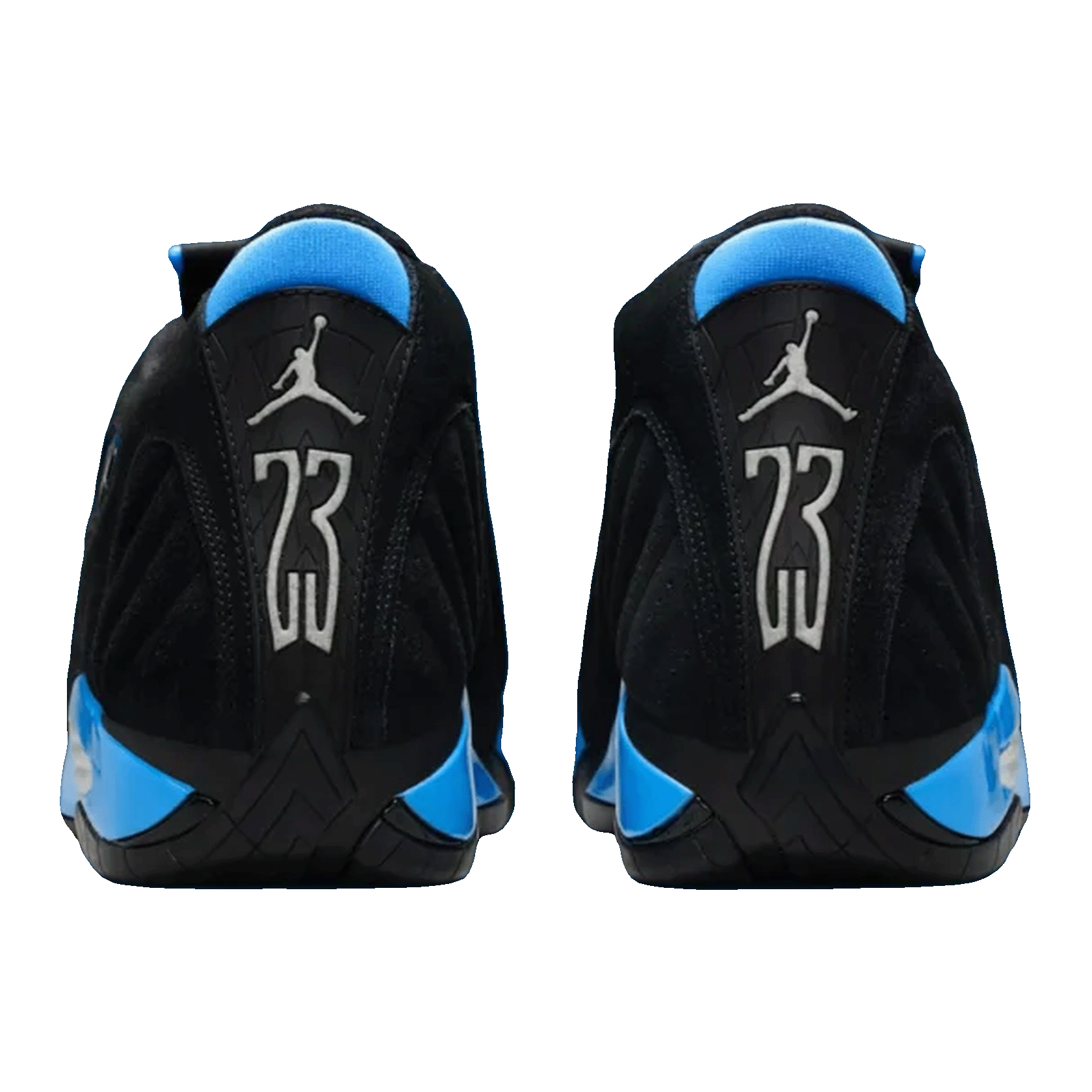 Nike Air Jordan 14 Retro Black University Blue (2026) (GS) Back 487524-007