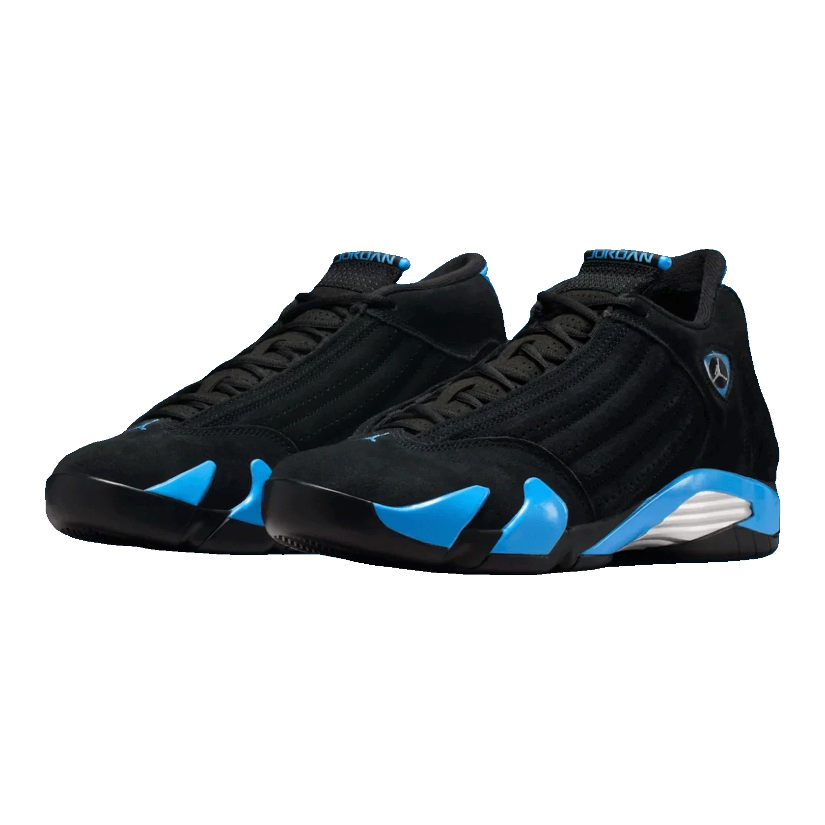 Nike Air Jordan 14 Retro Black University Blue (2026) (GS) Side 487524-007